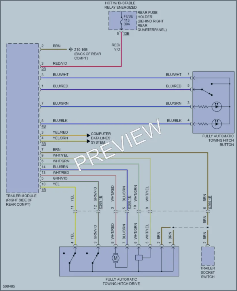 2016 BMW X5 Active Bodyworks wiring diagram preview