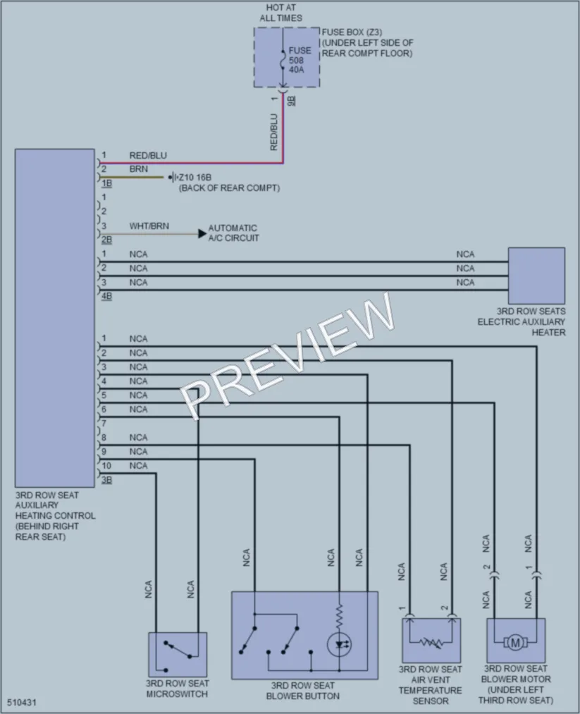 2016 BMW X5 Air Conditioning wiring diagram preview