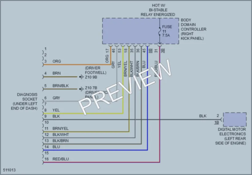 2016 BMW X6 Computer Data Lines wiring diagram preview