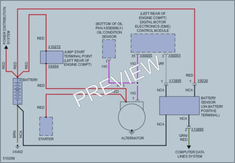 2016 BMW Z4 Starting Charging wiring diagram preview