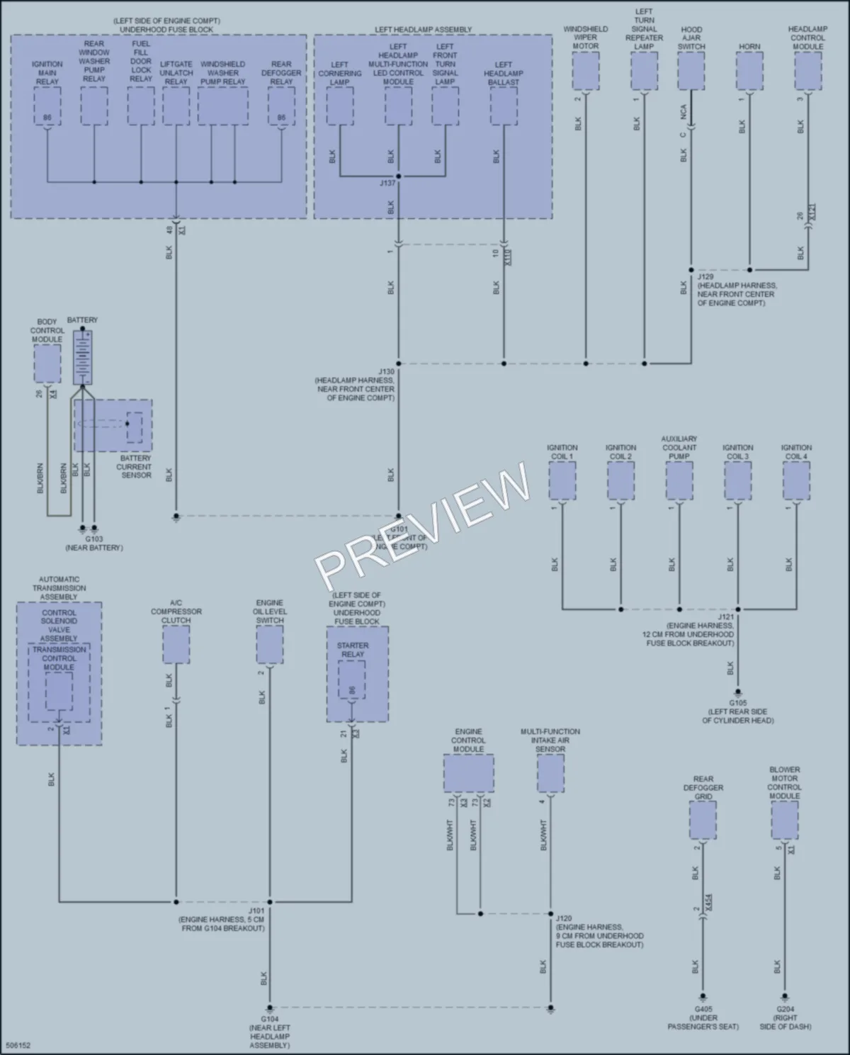 2016 Buick Cascada Ground Distribution wiring diagram preview