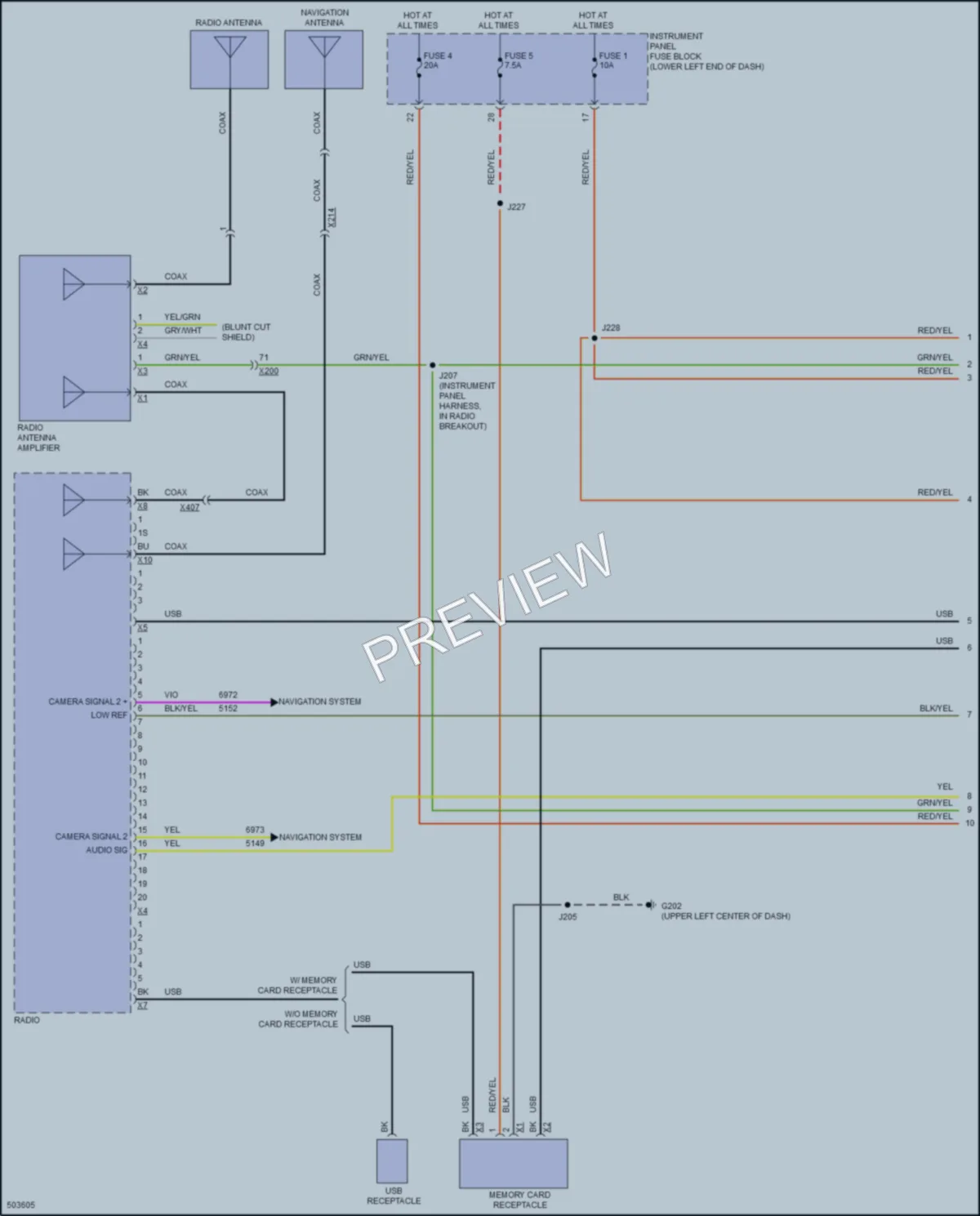 2016 Buick Cascada Radio wiring diagram preview
