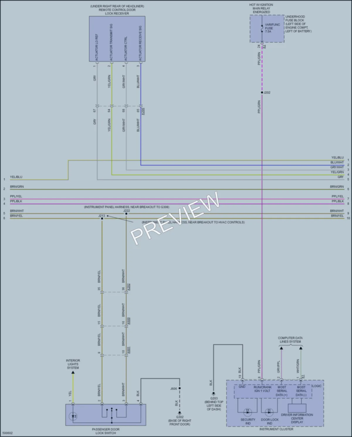2016 Buick Envision Anti Theft wiring diagram preview