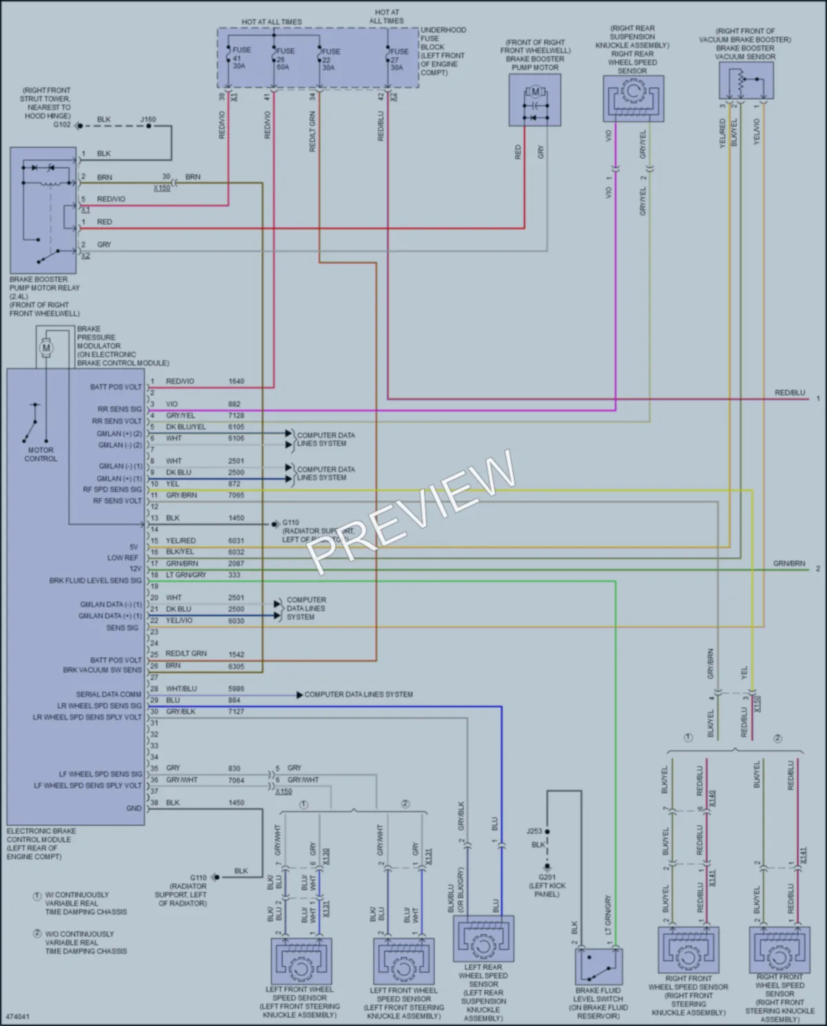 2016 Buick Regal Anti Lock Brakes wiring diagram preview