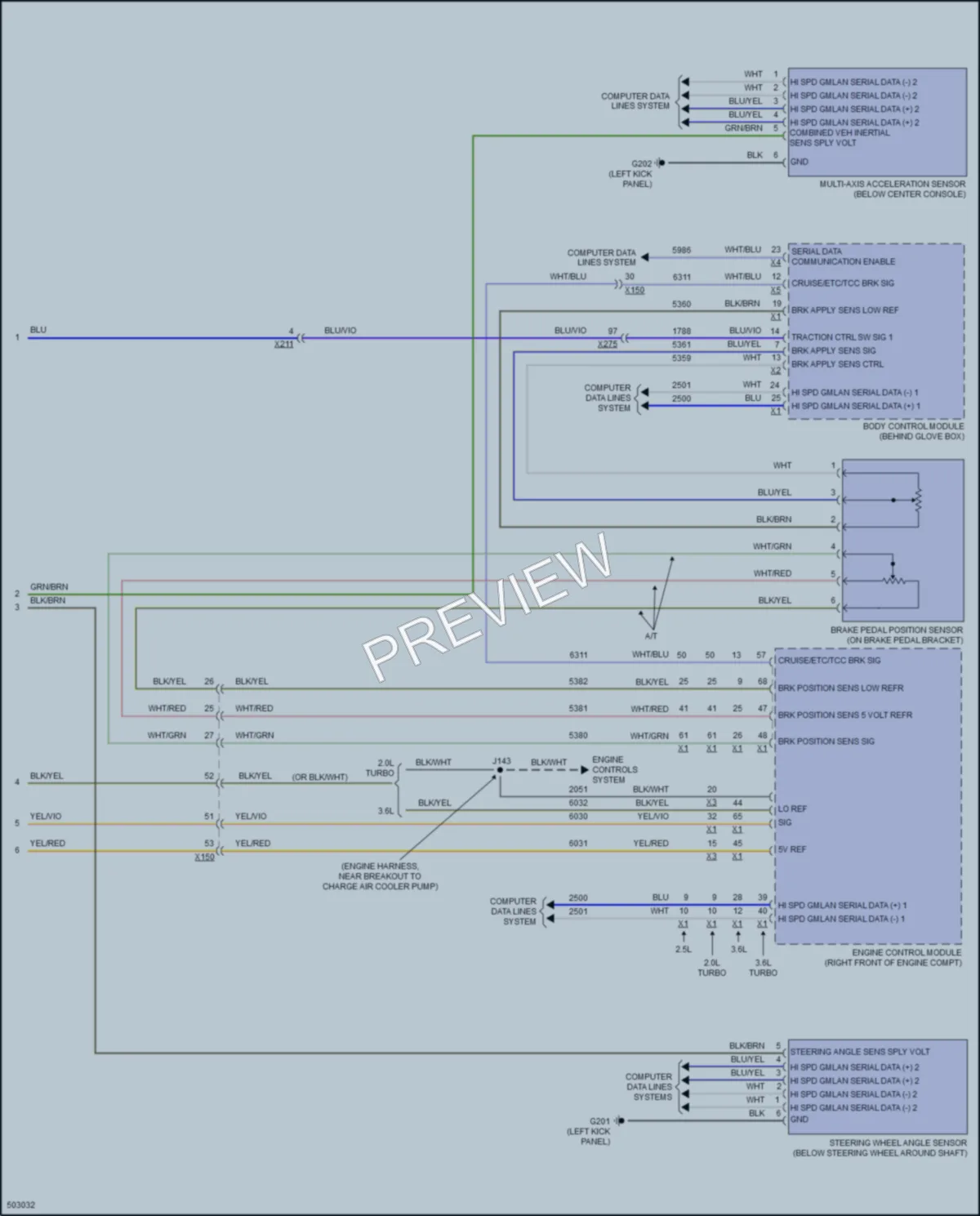 2016 Cadillac ATSV Anti Lock Brakes wiring diagram preview