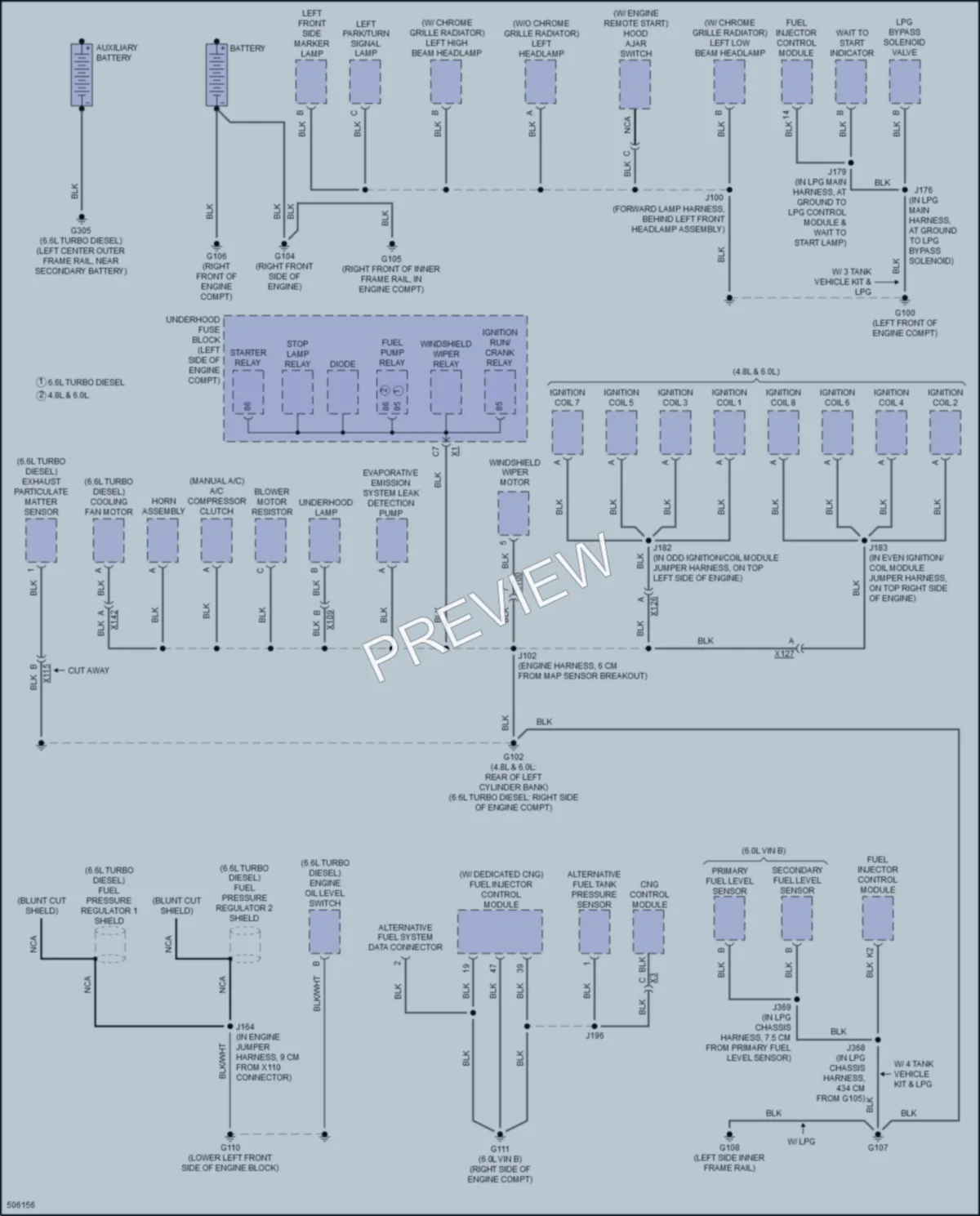 2016 Chevrolet 2500Express Ground Distribution wiring diagram preview