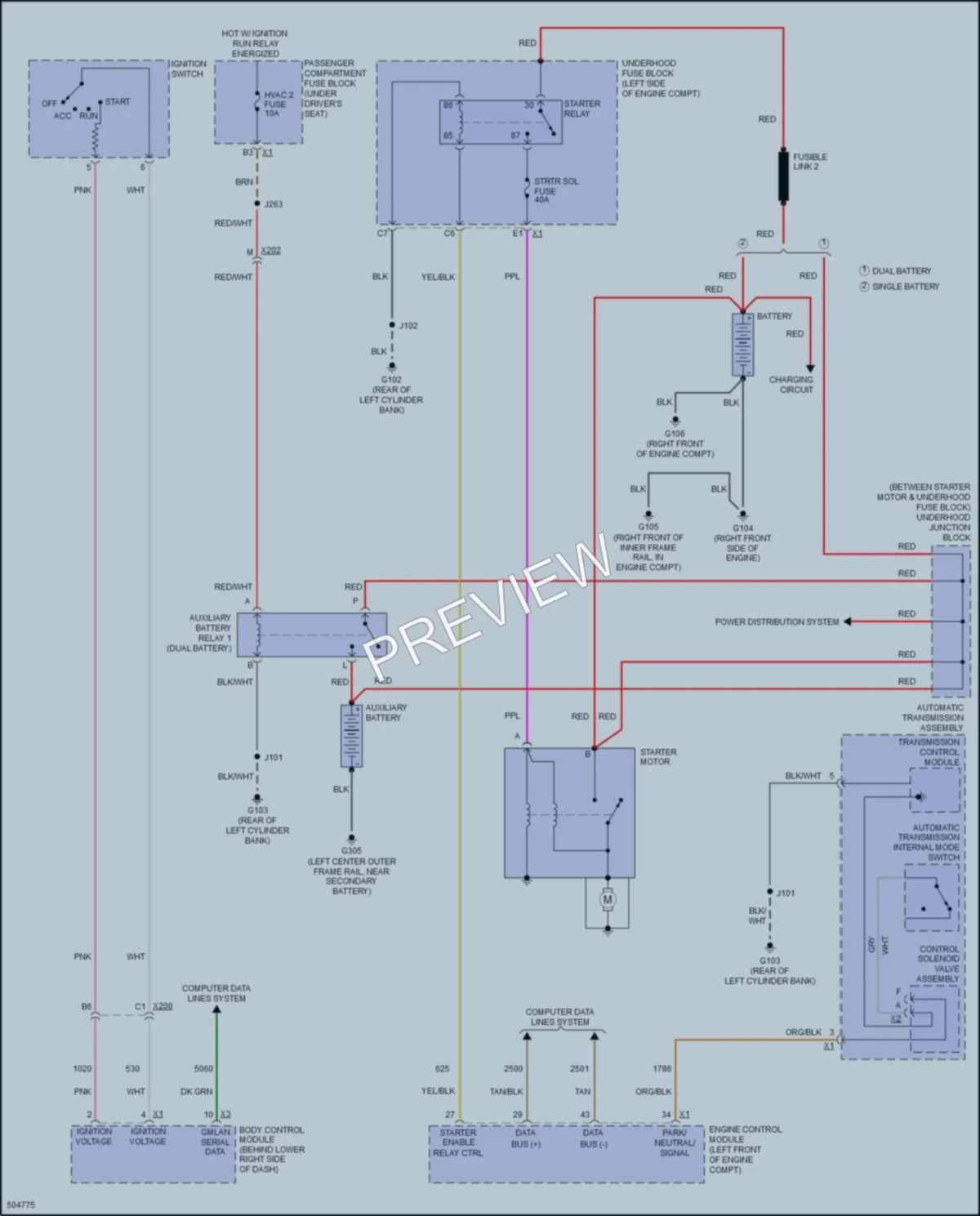 2016 Chevrolet 3500Express Starting Charging wiring diagram preview