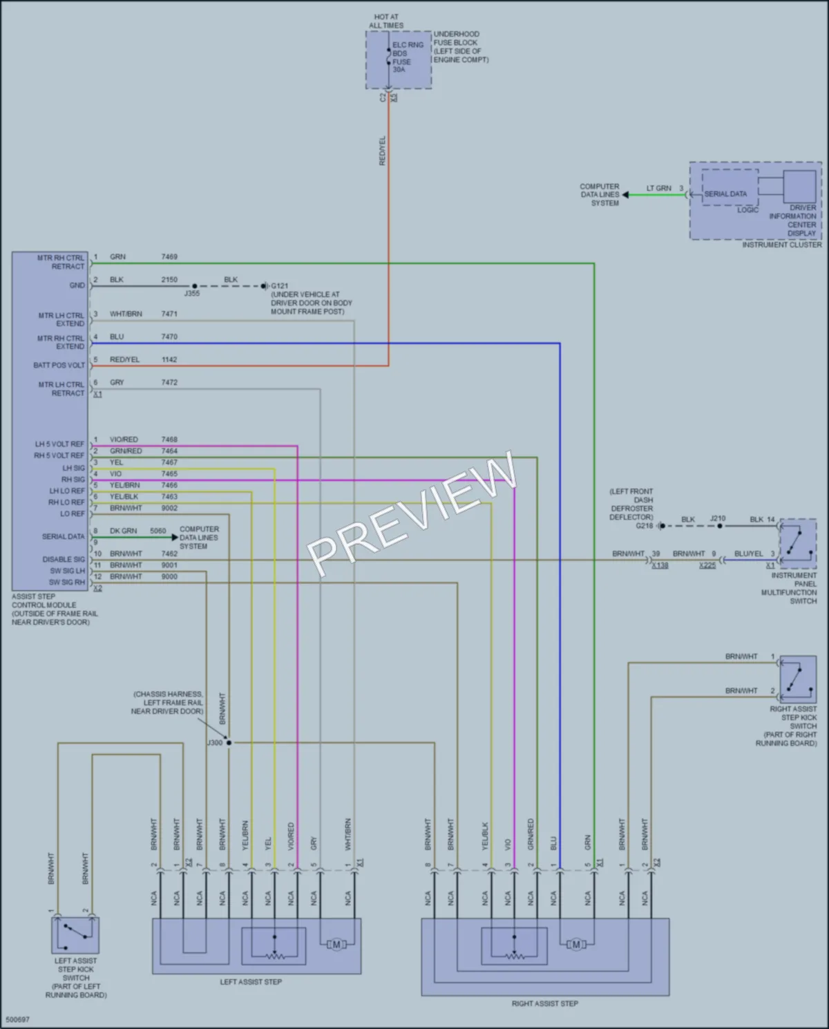 2016 Chevrolet 3500HDSilverado Trunk Tailgate Fuel Door wiring diagram preview