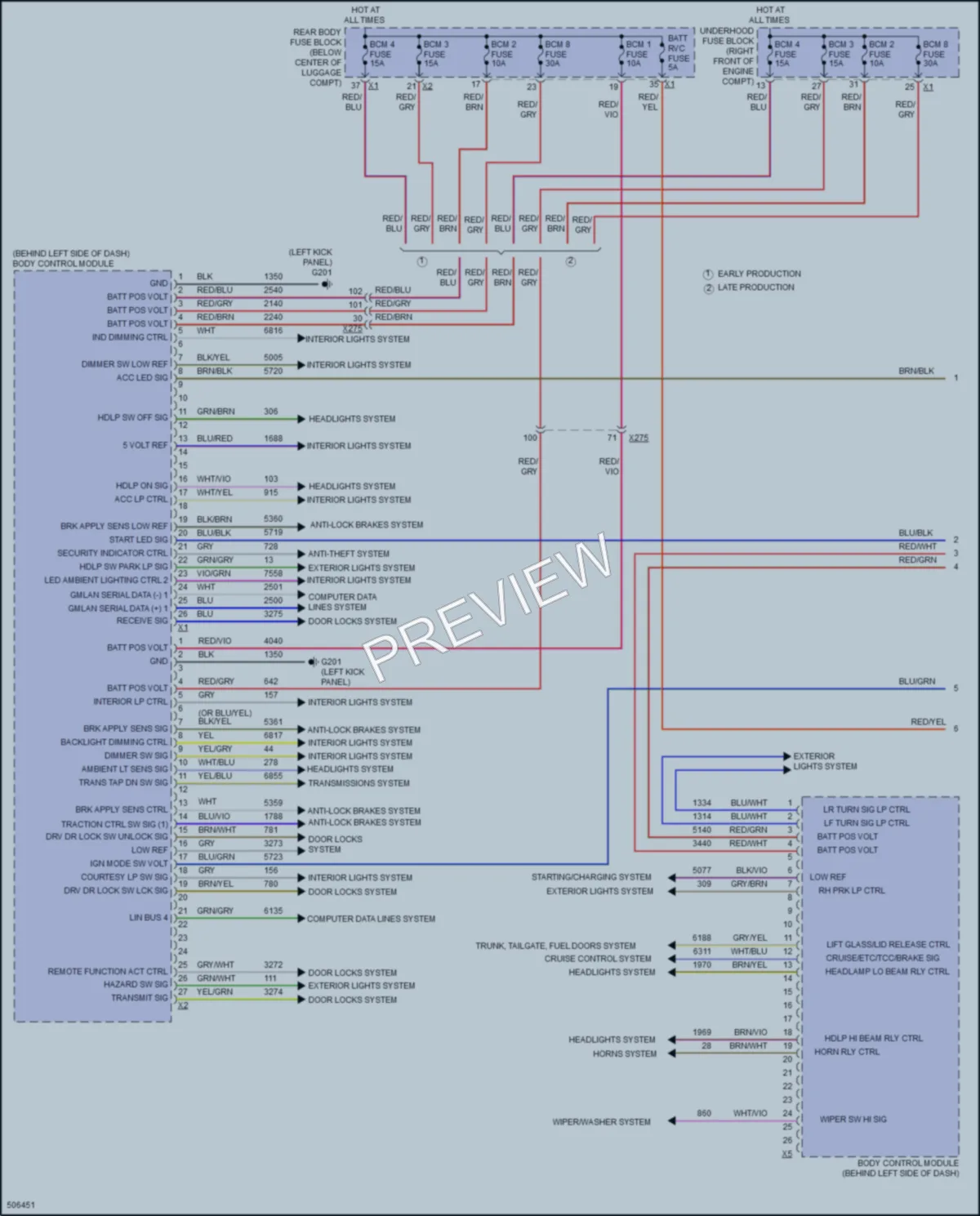 2016 Chevrolet Camaro Body Control Modules wiring diagram preview
