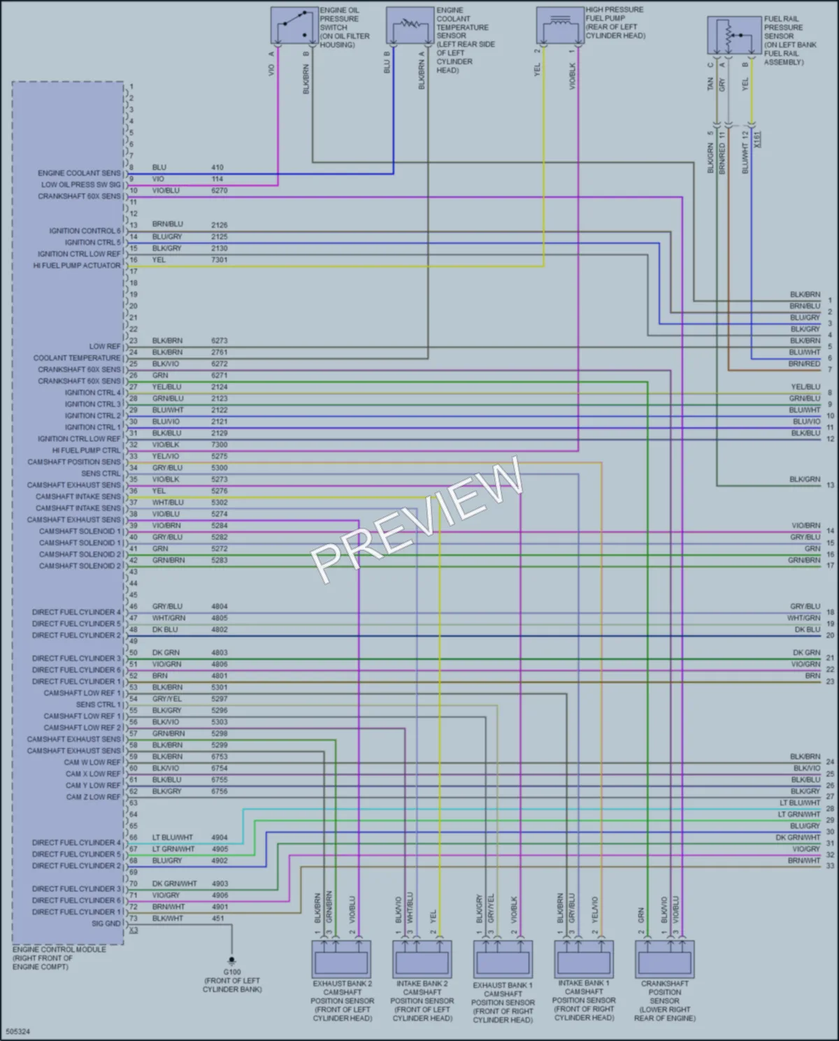 2016 Chevrolet CapricePPV Engine Performance wiring diagram preview