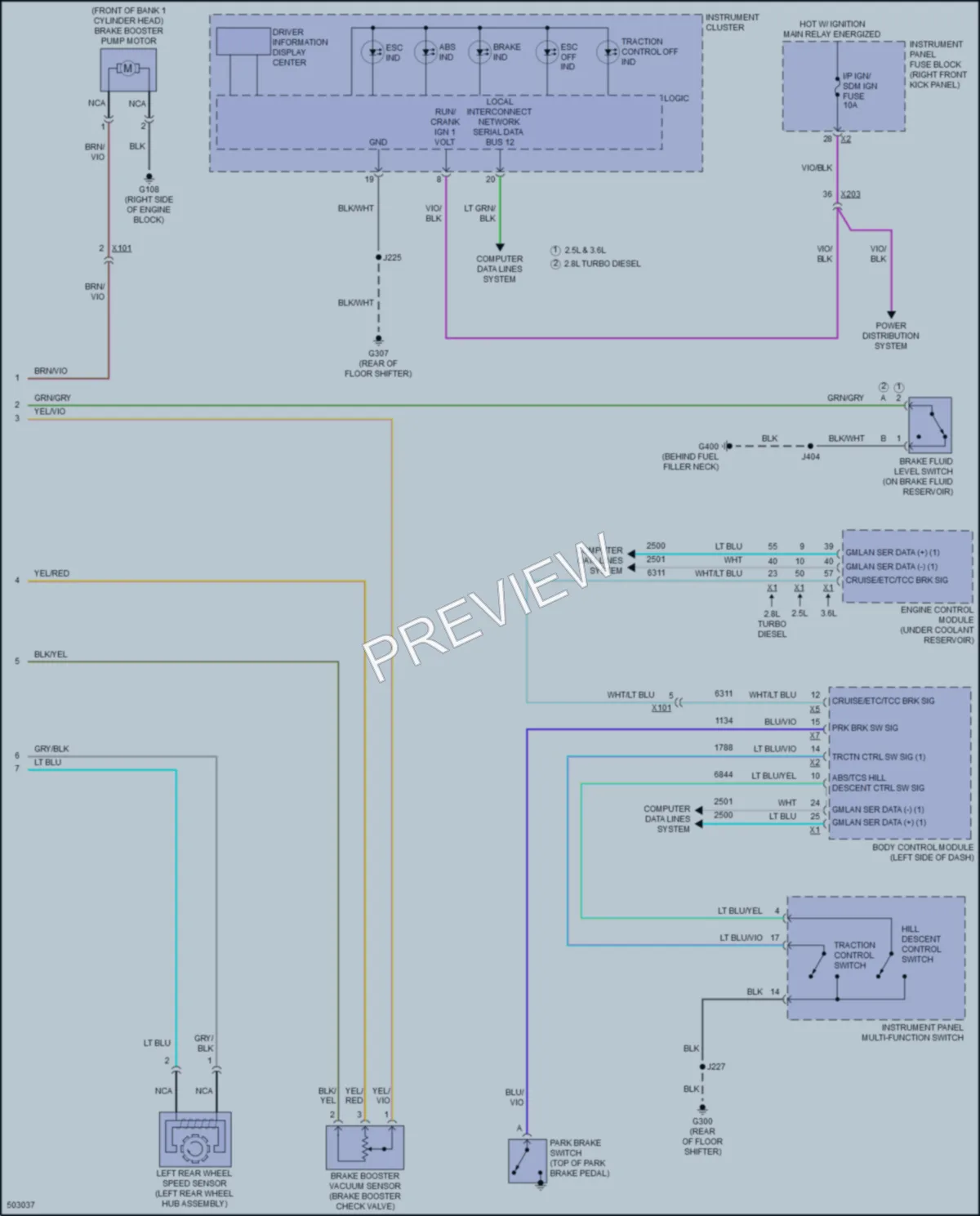 2016 Chevrolet Colorado Anti Lock Brakes wiring diagram preview