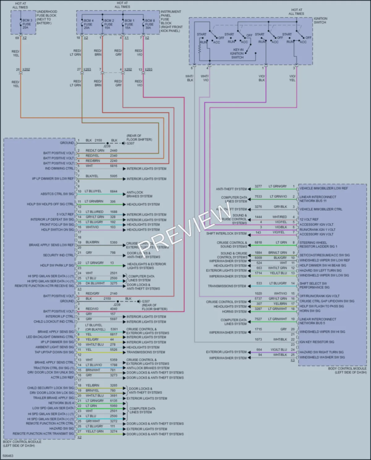 2016 Chevrolet Colorado Body Control Modules wiring diagram preview