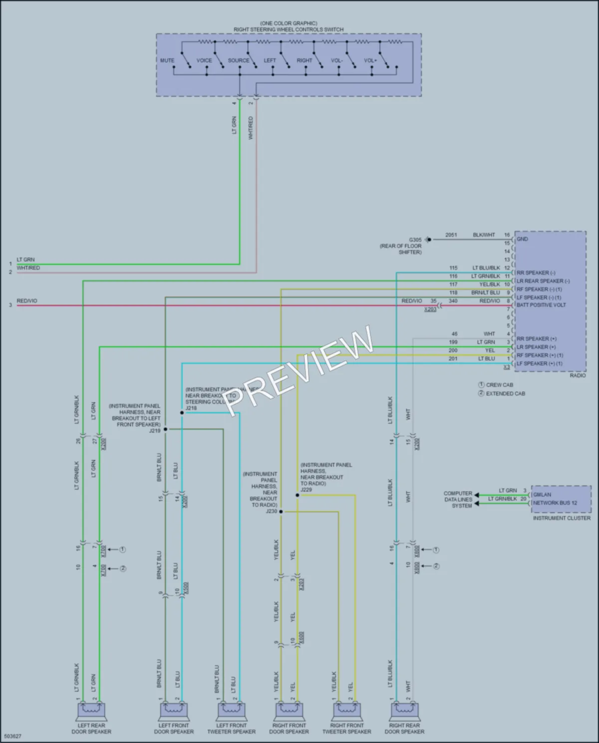 2016 Chevrolet Colorado Radio wiring diagram preview