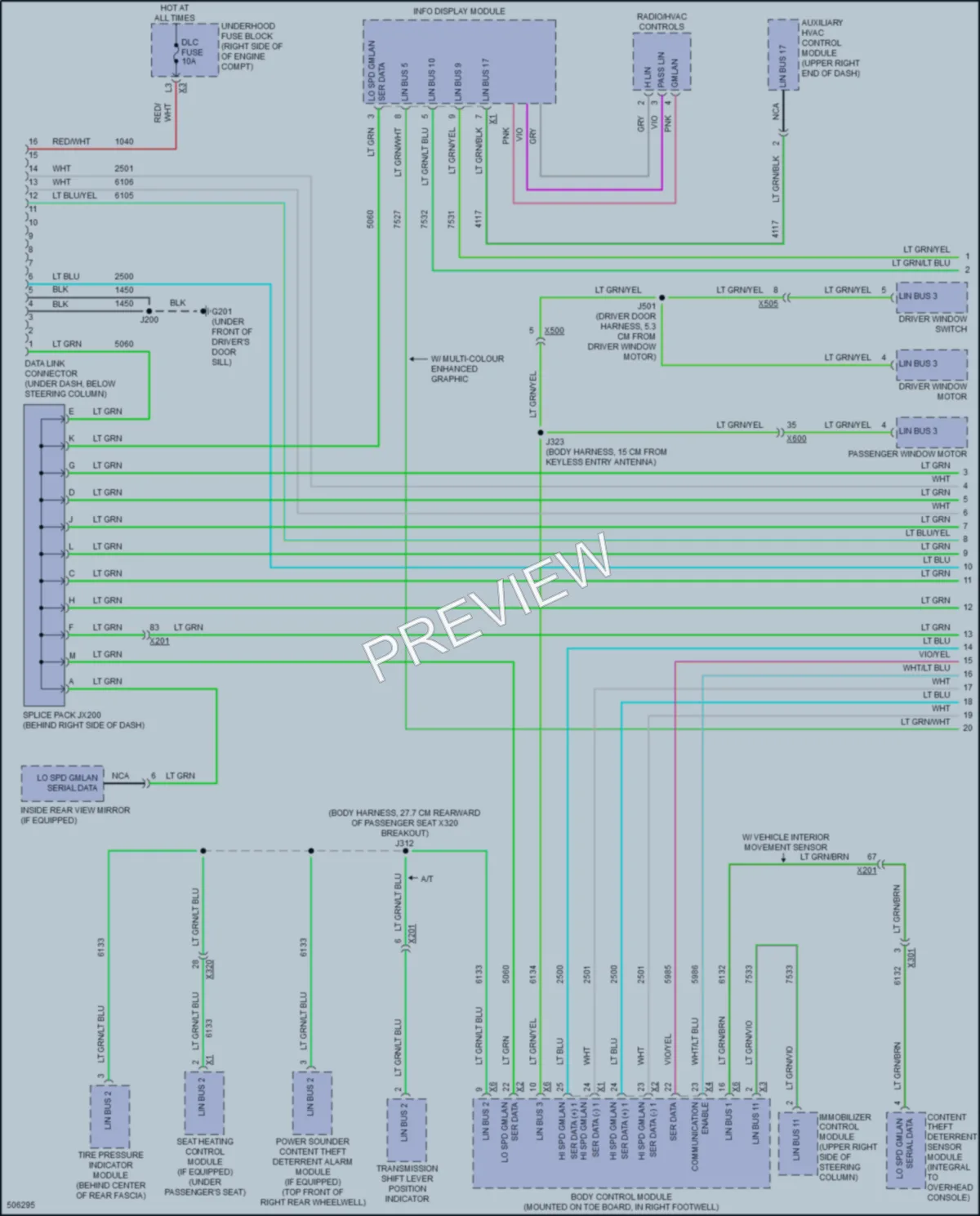 2016 Chevrolet CorvetteStingray Computer Data Lines wiring diagram preview