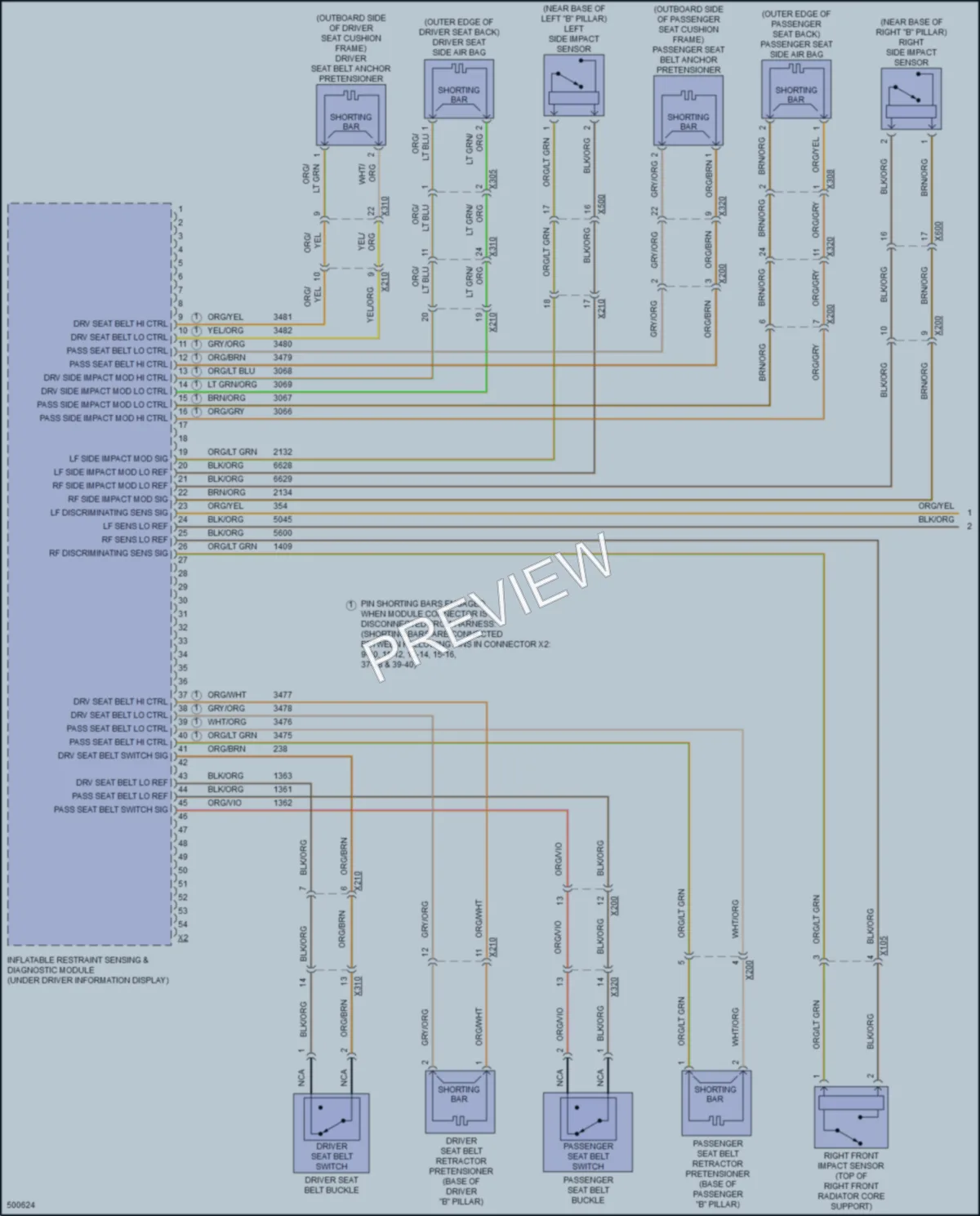 2016 Chevrolet CorvetteZ06 Supplemental Restraints wiring diagram preview