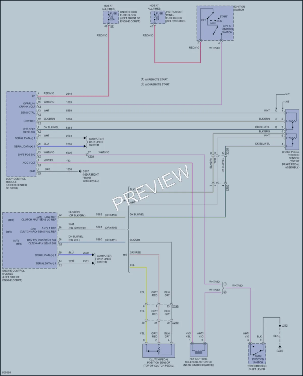 2016 Chevrolet Cruze Shift Interlock wiring diagram preview