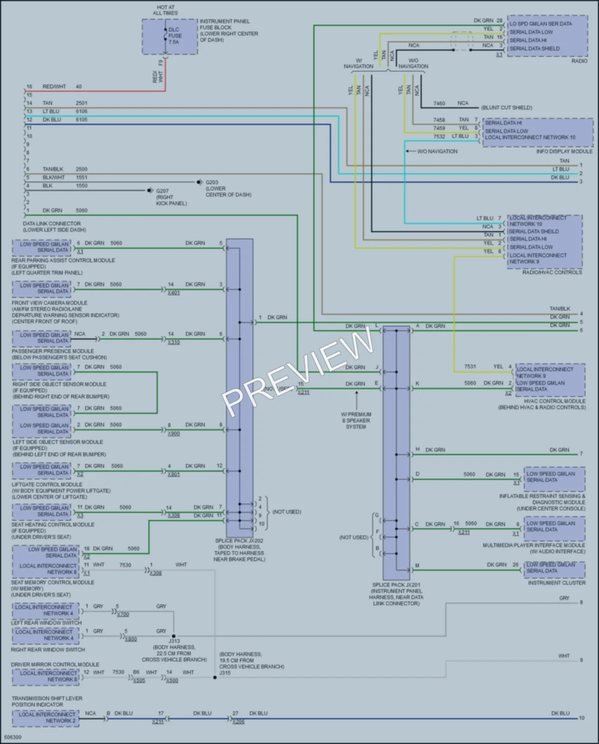 2016 Chevrolet Equinox Computer Data Lines wiring diagram preview