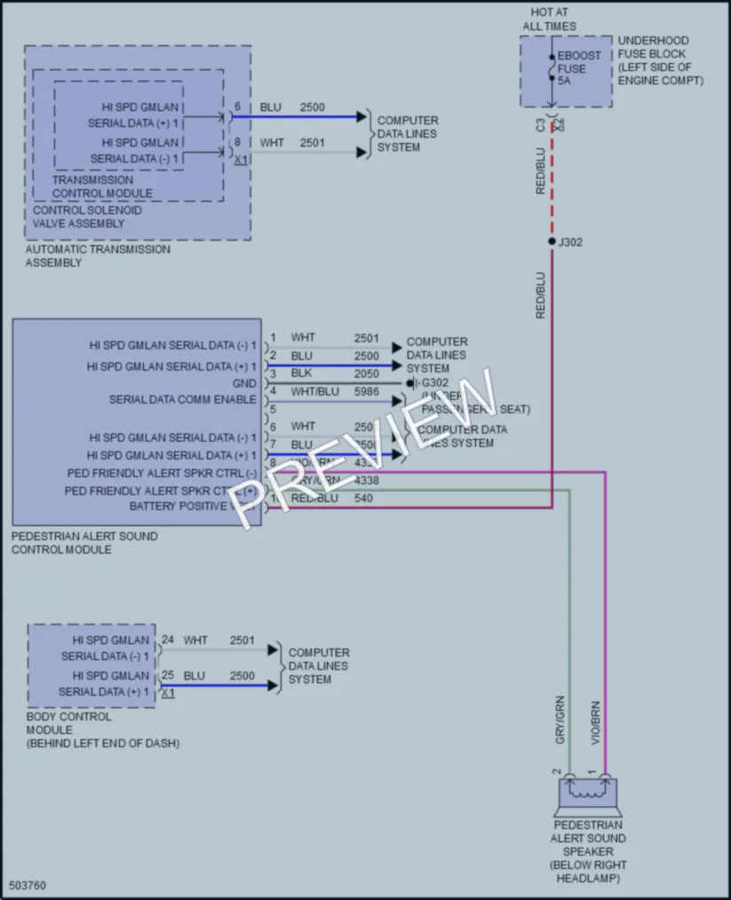 2016 Chevrolet Malibu Active Bodyworks wiring diagram preview