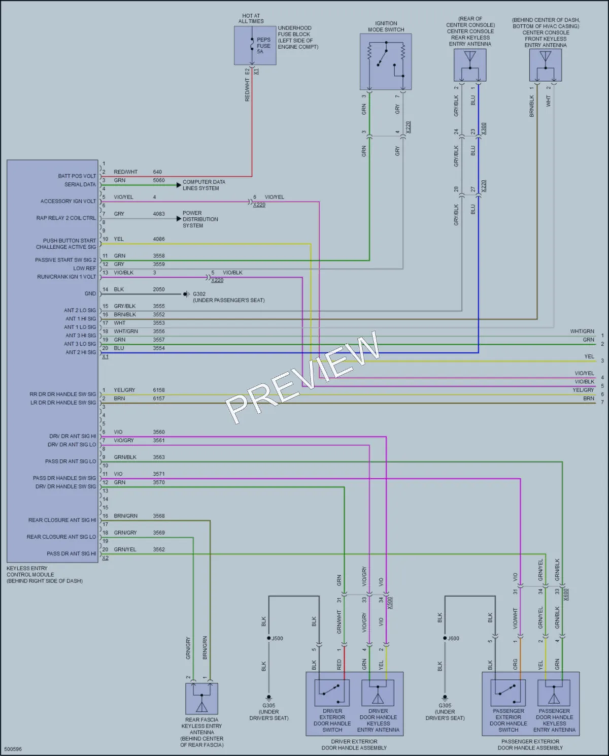 2016 Chevrolet Malibu Anti Theft wiring diagram preview