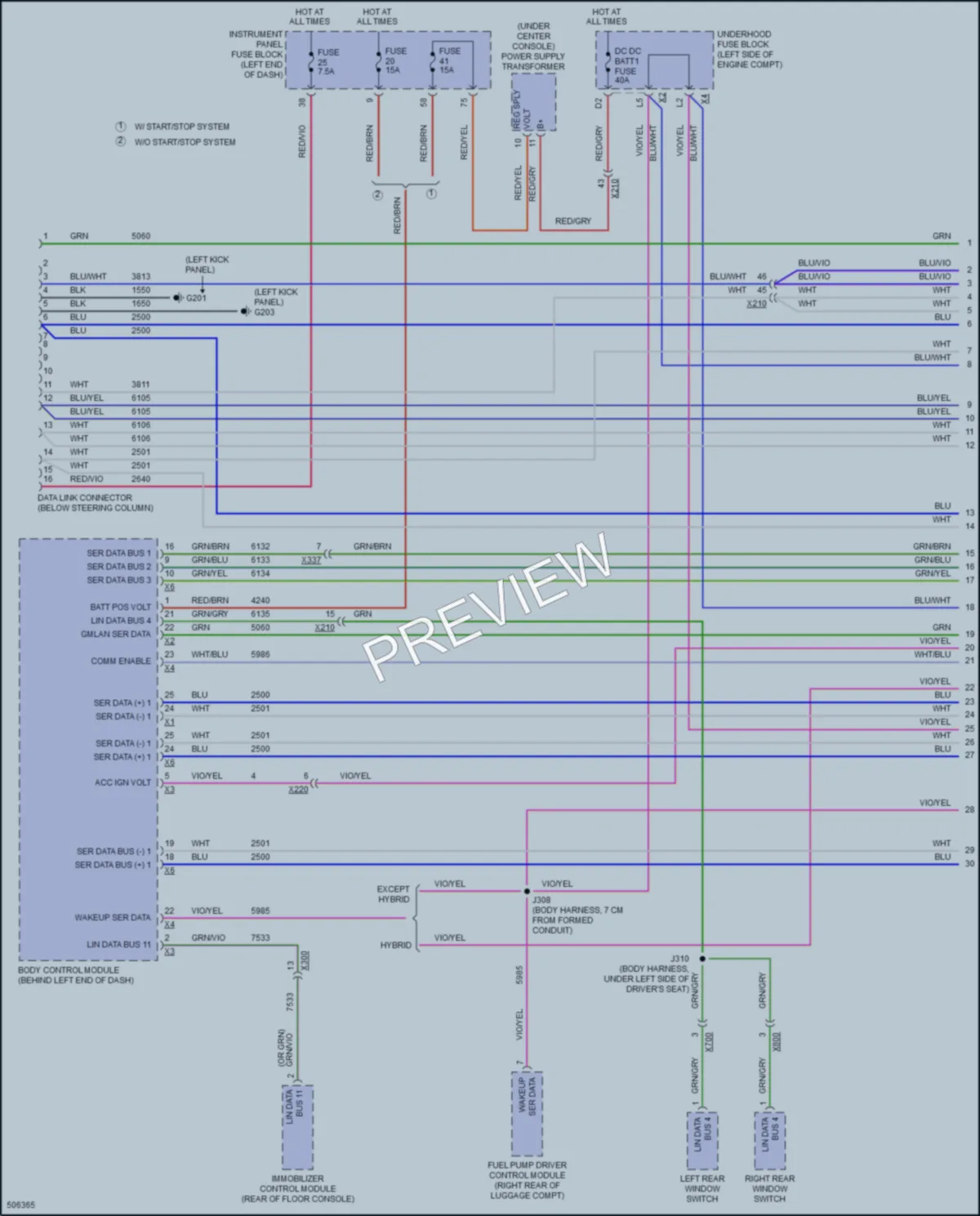 2016 Chevrolet MalibuHybrid Computer Data Lines wiring diagram preview