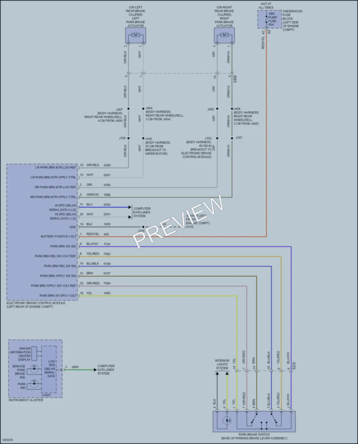 2016 Chevrolet MalibuHybrid Shift Interlock wiring diagram preview
