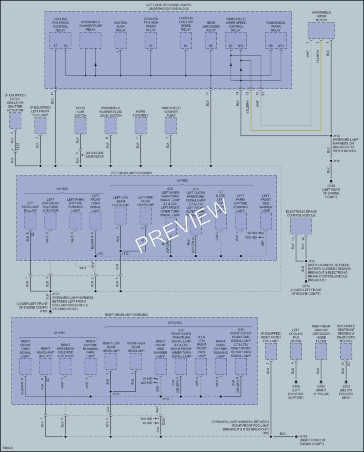 2016 Chevrolet MalibuLimited Ground Distribution wiring diagram preview