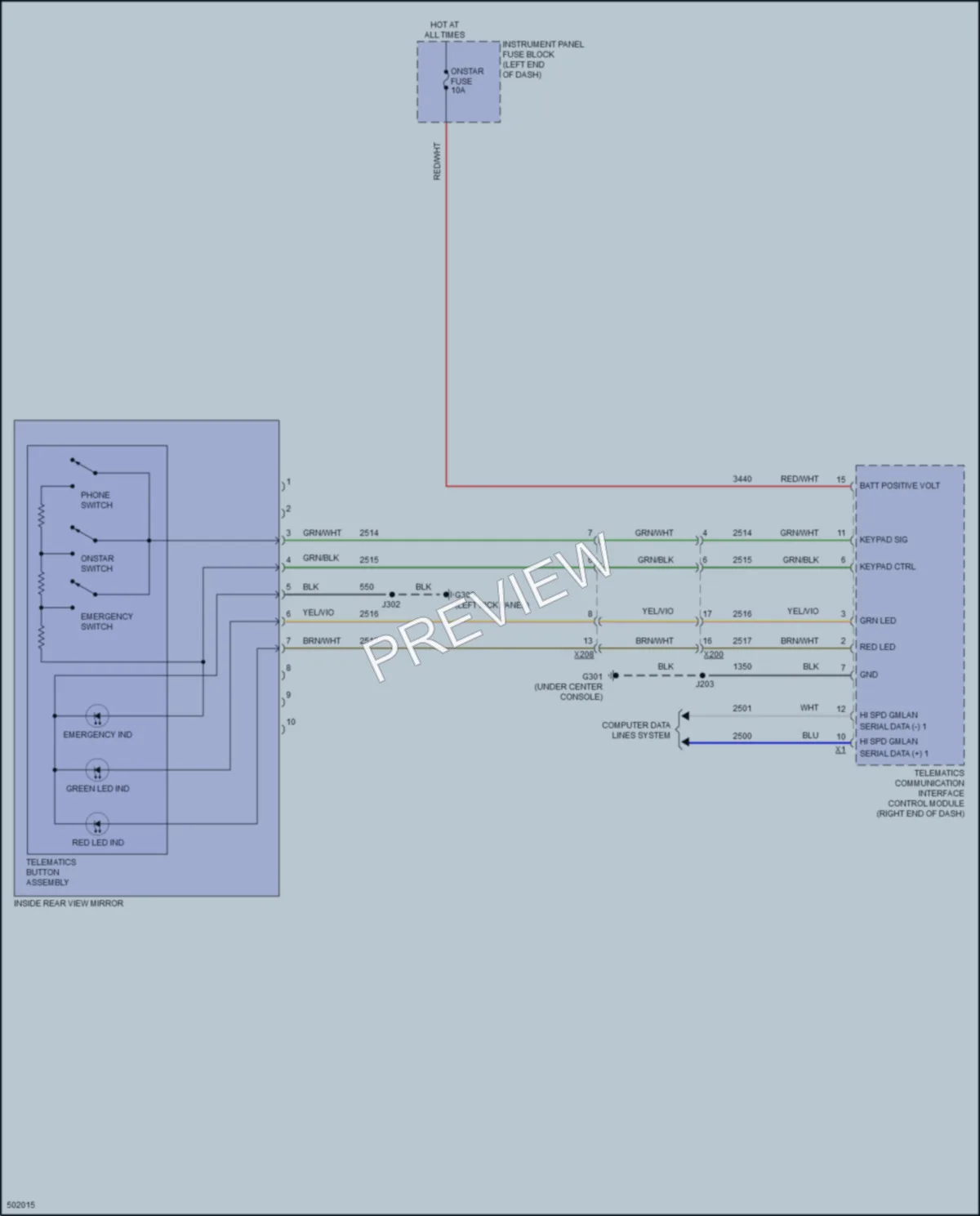 2016 Chevrolet Sonic Power Mirrors wiring diagram preview