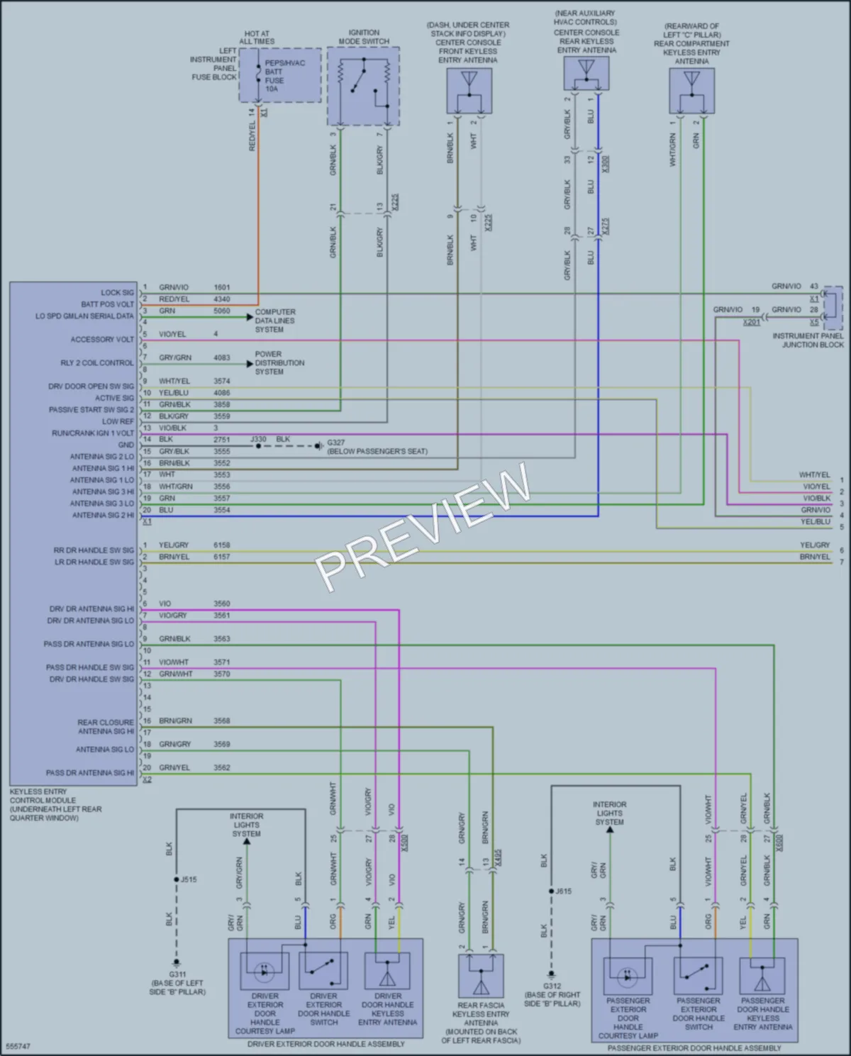 2016 Chevrolet SuburbanHD Anti Theft wiring diagram preview