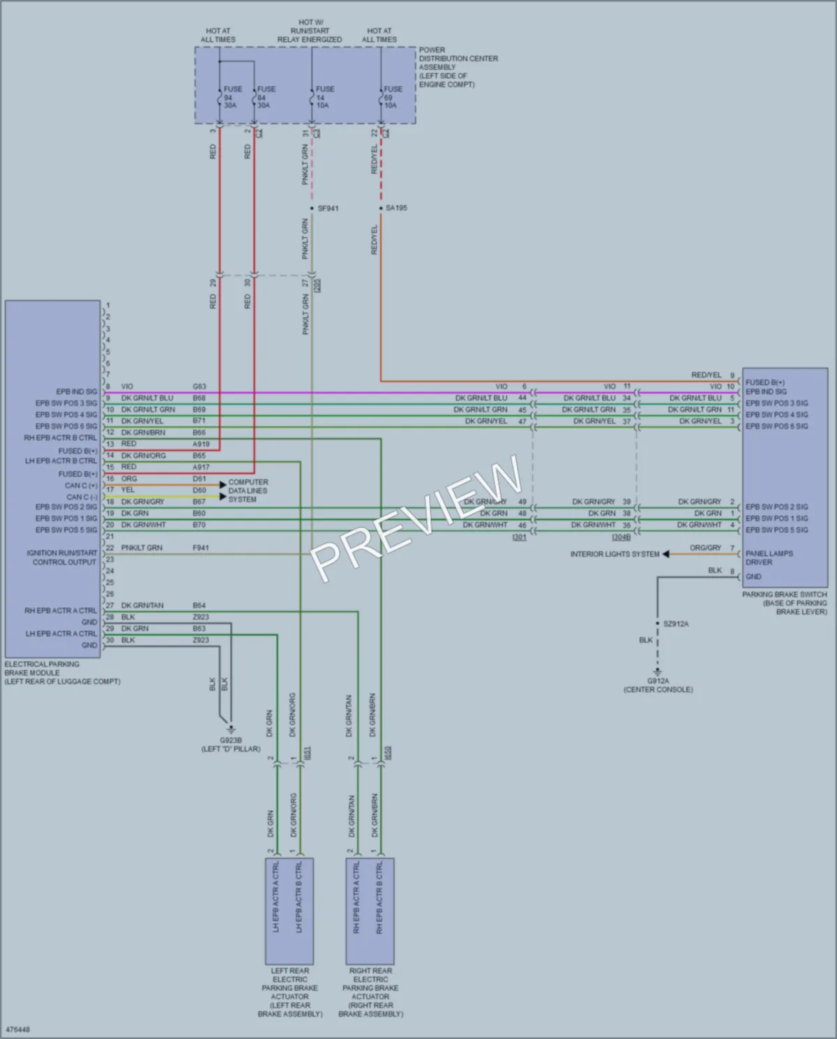 2016 Chrysler 200 Shift Interlock wiring diagram preview