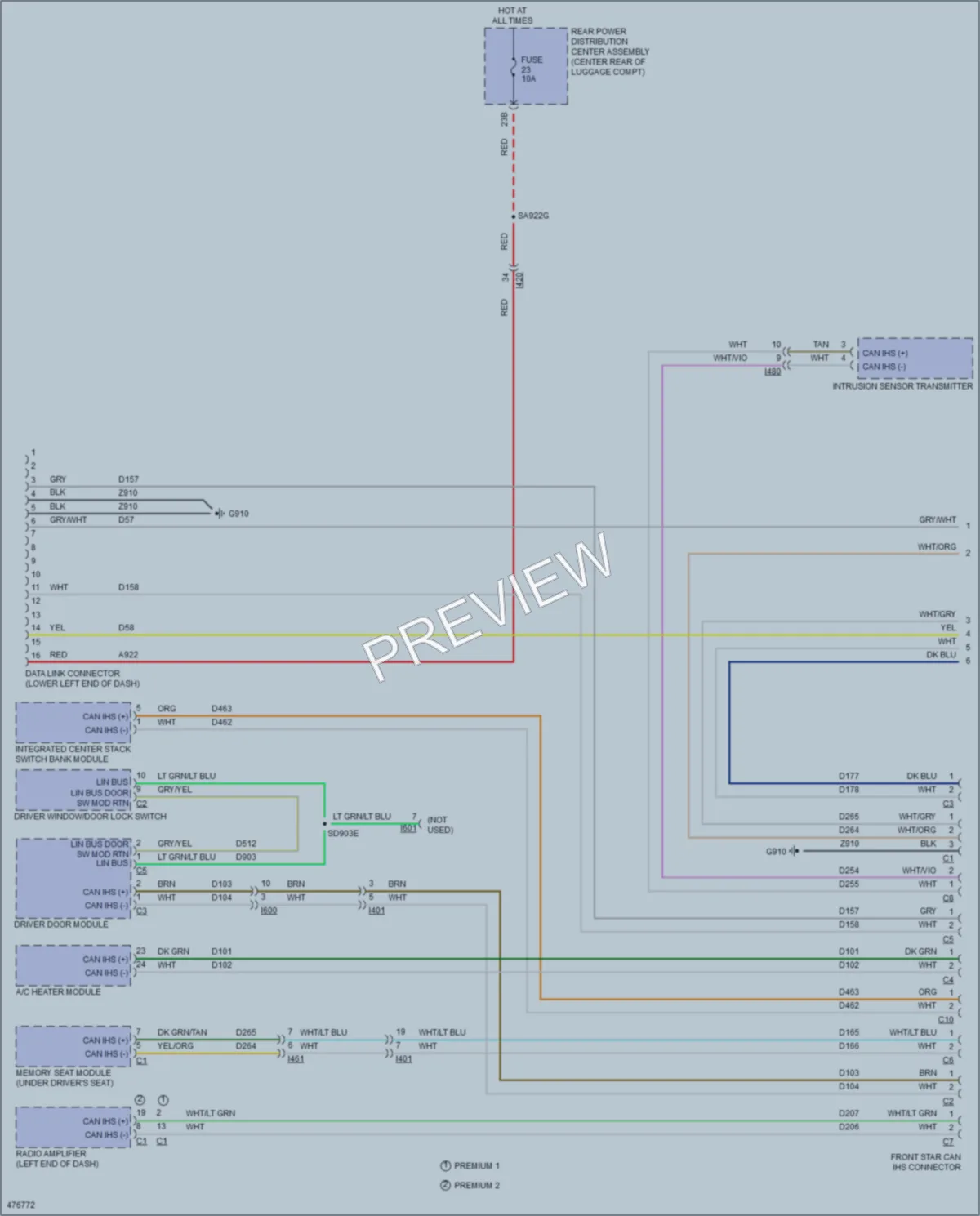 2016 Chrysler 300 Computer Data Lines wiring diagram preview