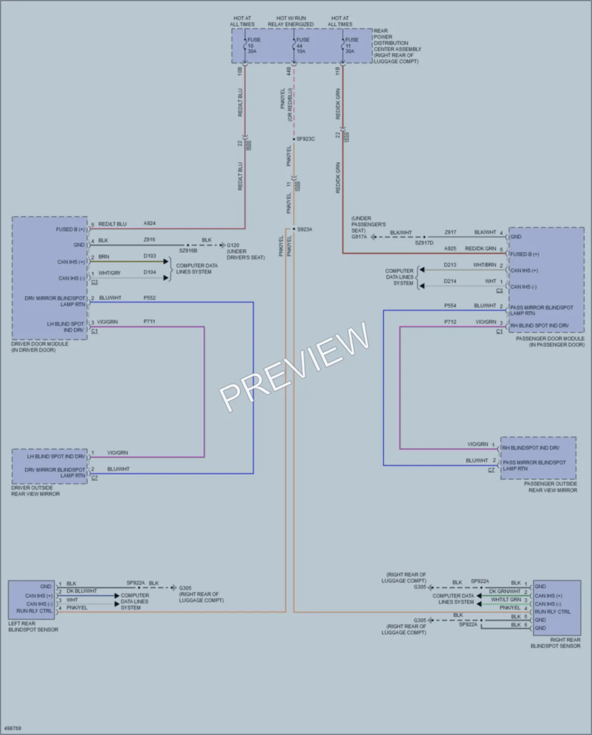 2016 Dodge Challenger Navigation wiring diagram preview