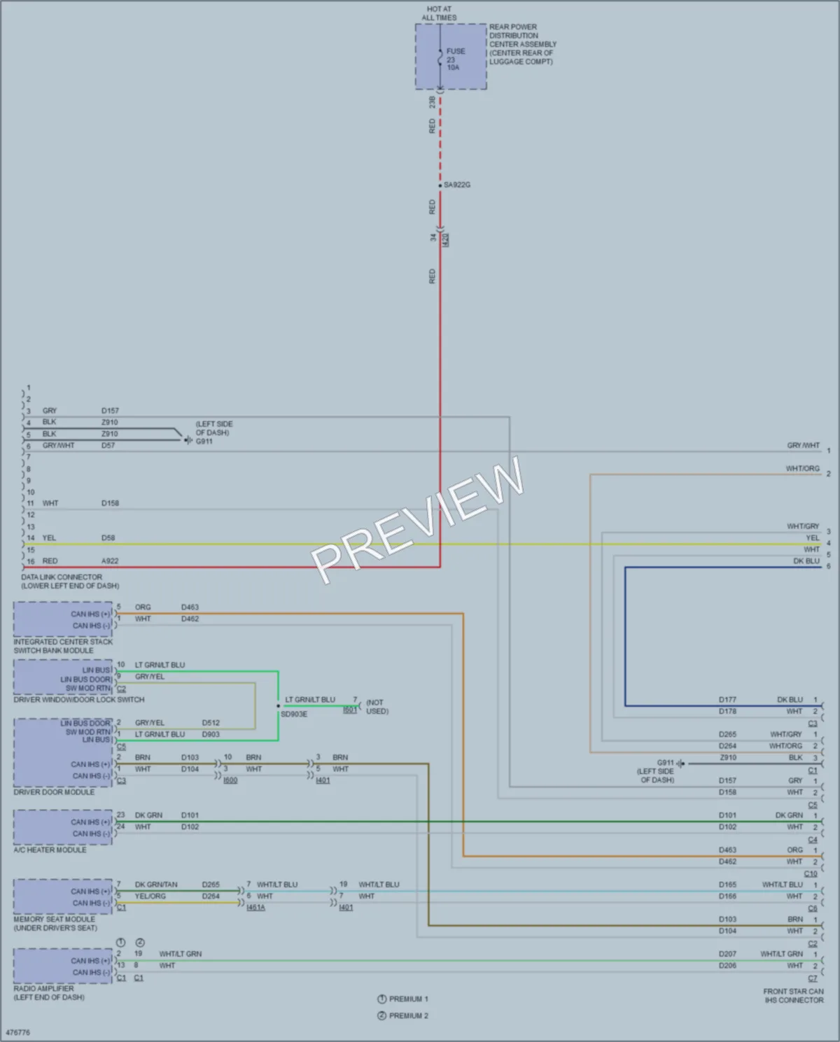 2016 Dodge Charger Computer Data Lines wiring diagram preview