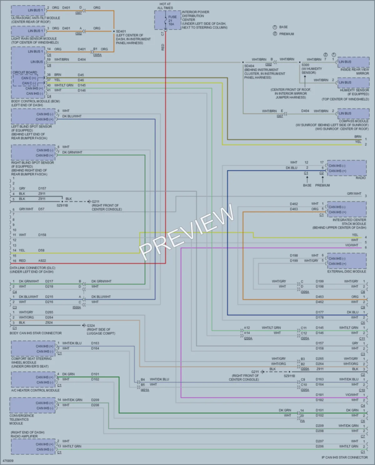 2016 Dodge Dart Computer Data Lines wiring diagram preview