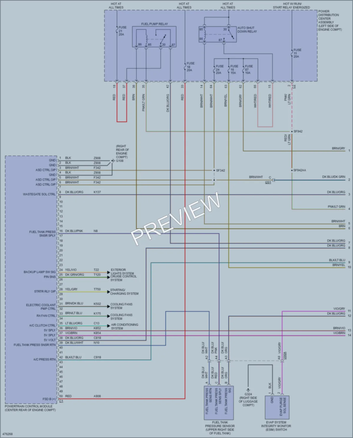 2016 Dodge Dart Engine Performance wiring diagram preview