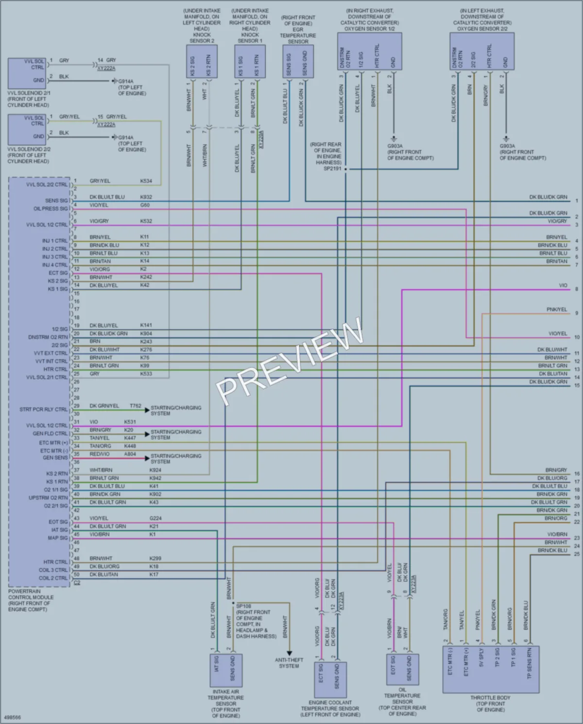 2016 Dodge Durango Engine Performance wiring diagram preview
