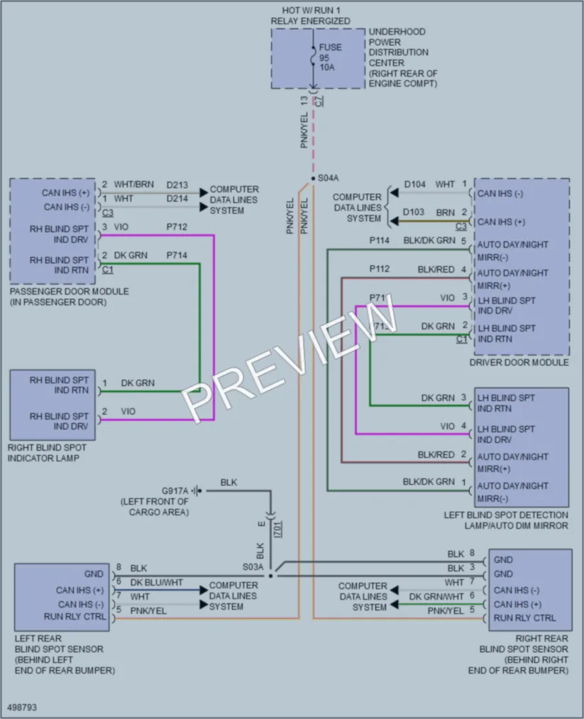 2016 Dodge Durango Navigation wiring diagram preview