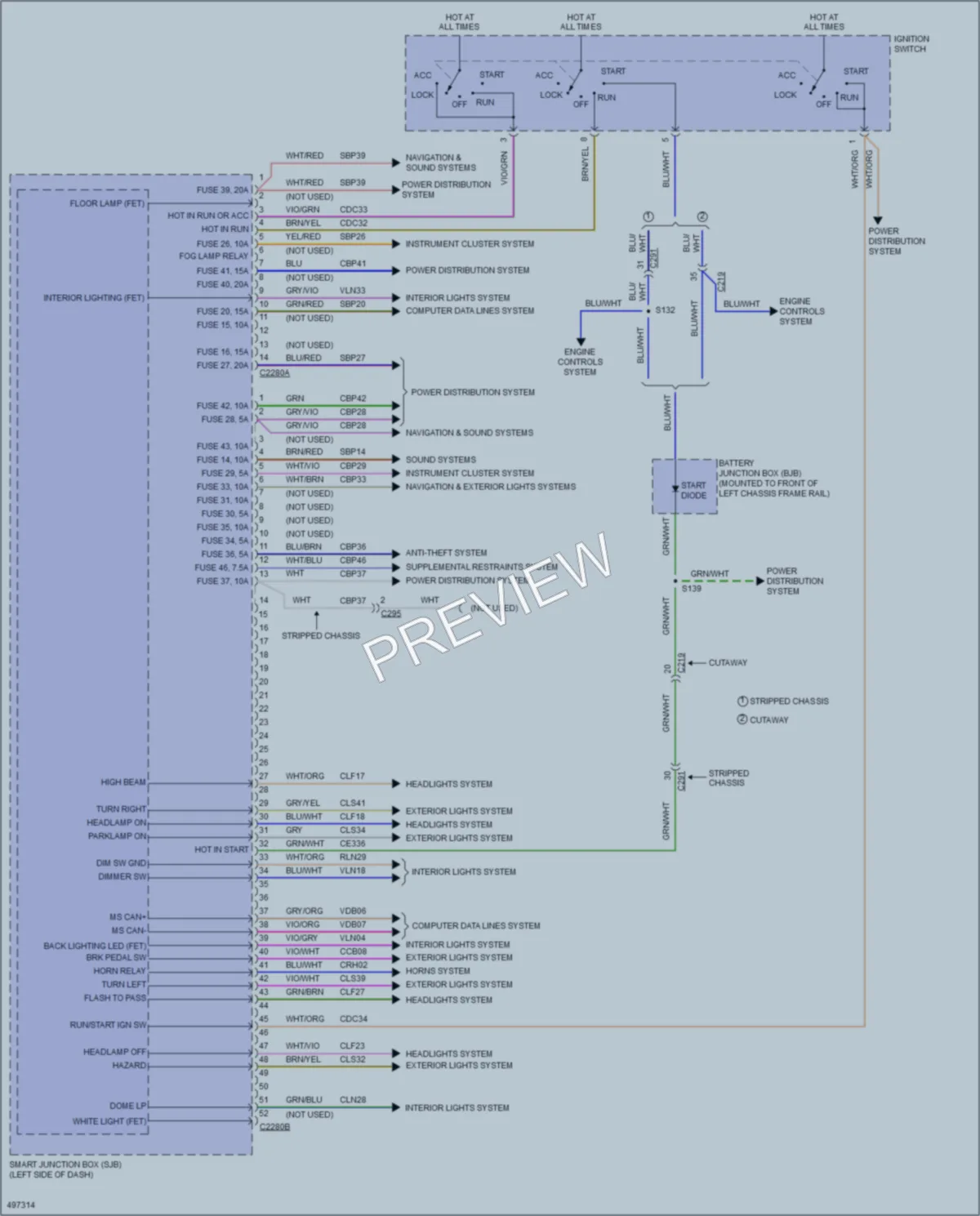 2016 Ford E450Econoline Body Control Modules wiring diagram preview