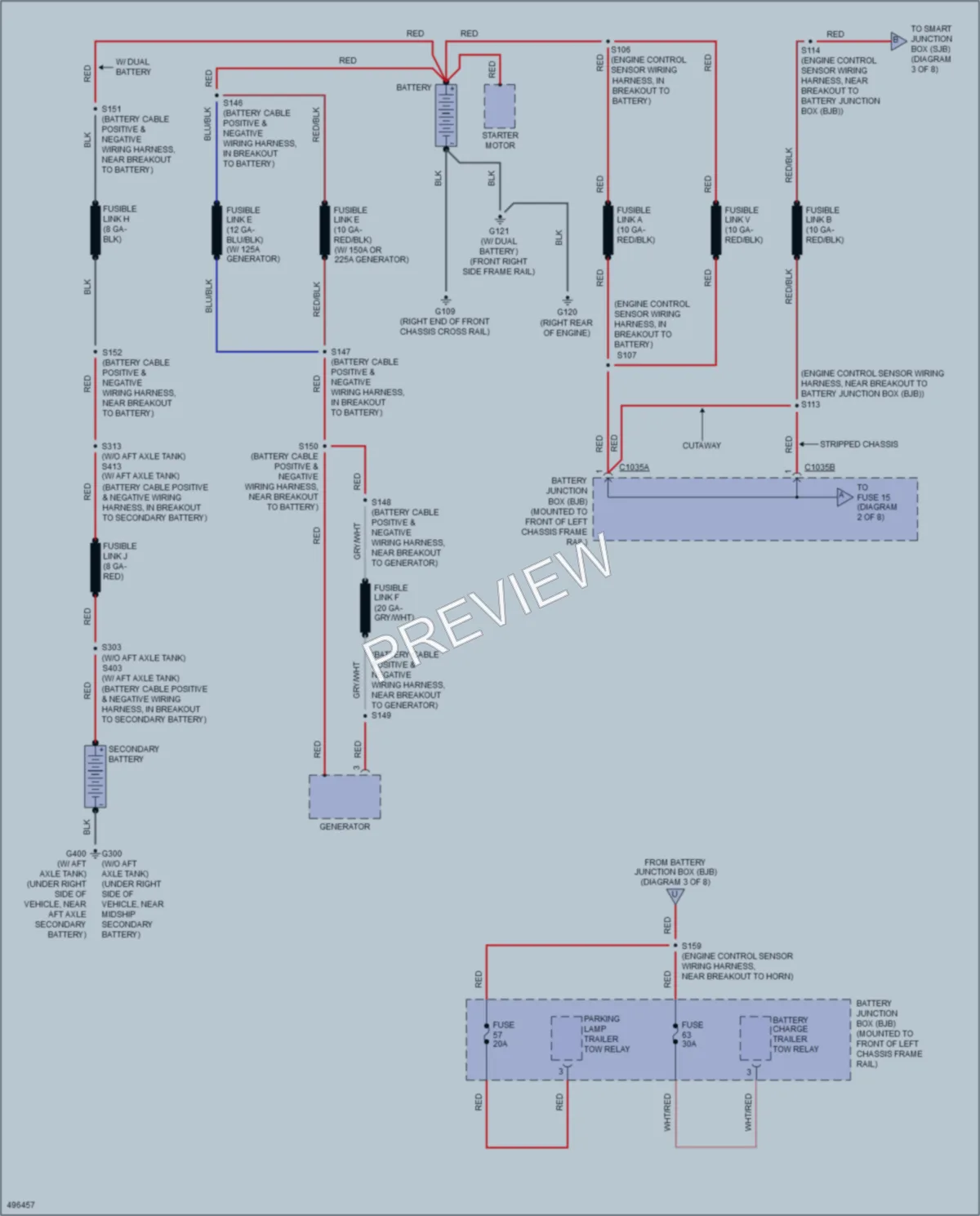 2016 Ford E450Econoline Power Distribution wiring diagram preview