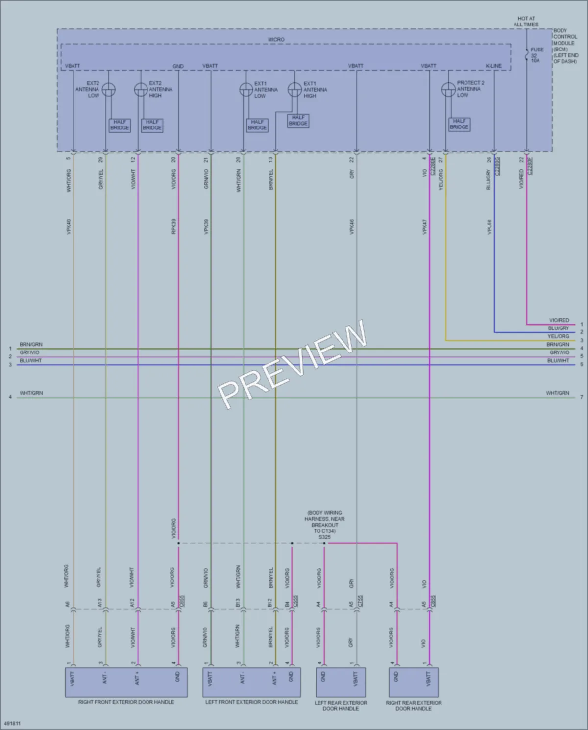 2016 Ford Edge Anti Theft wiring diagram preview