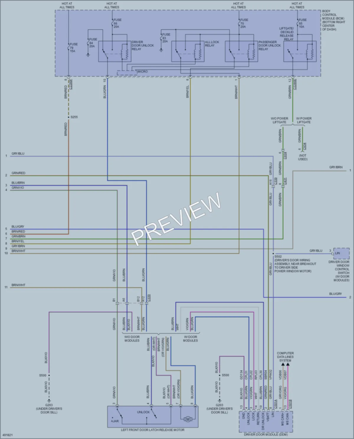 2016 Ford Escape Anti Theft wiring diagram preview