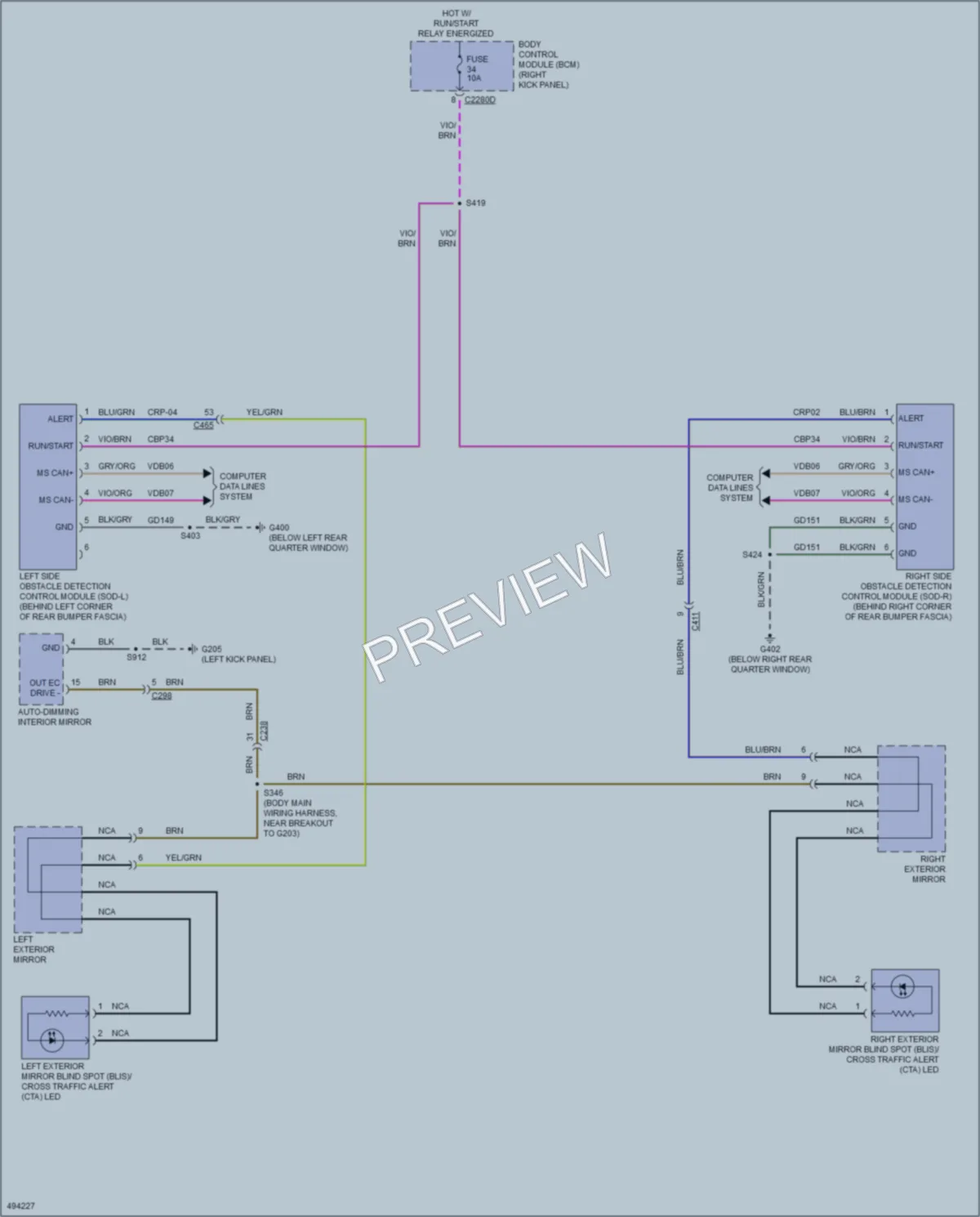 2016 Ford ExpeditionEL Navigation wiring diagram preview