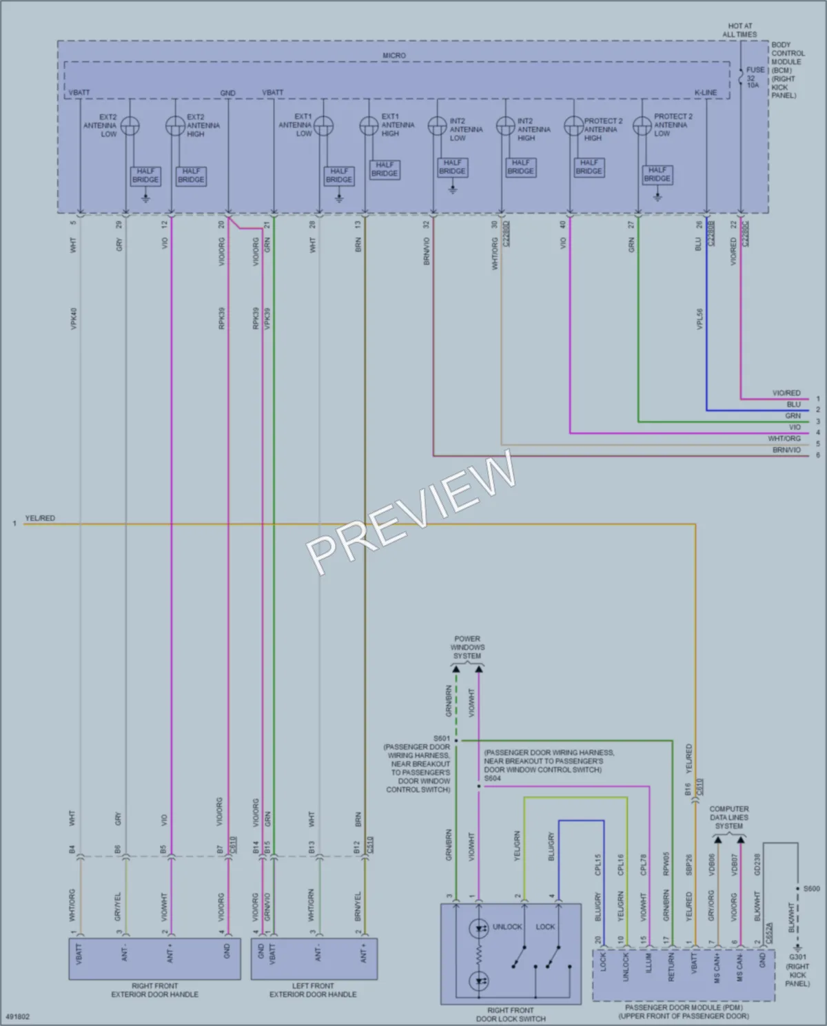 2016 Ford F150 Anti Theft wiring diagram preview