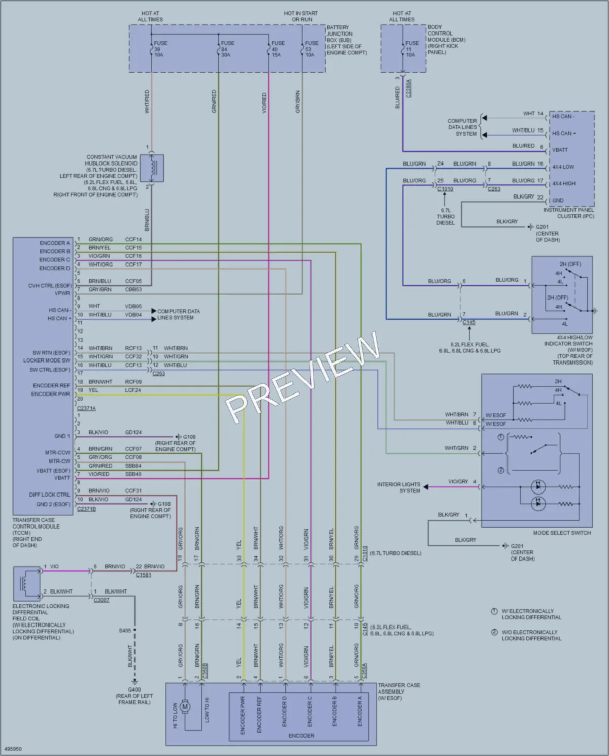 2016 Ford F450SuperDuty Transmission wiring diagram preview