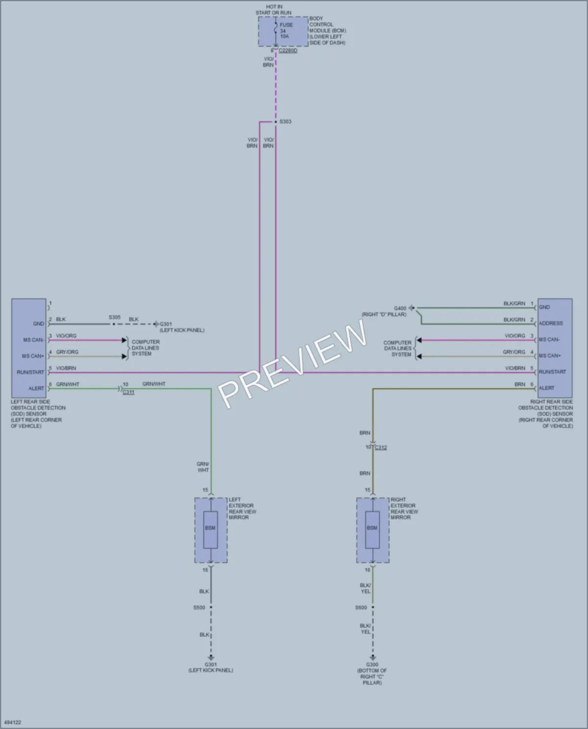2016 Ford Flex Navigation wiring diagram preview