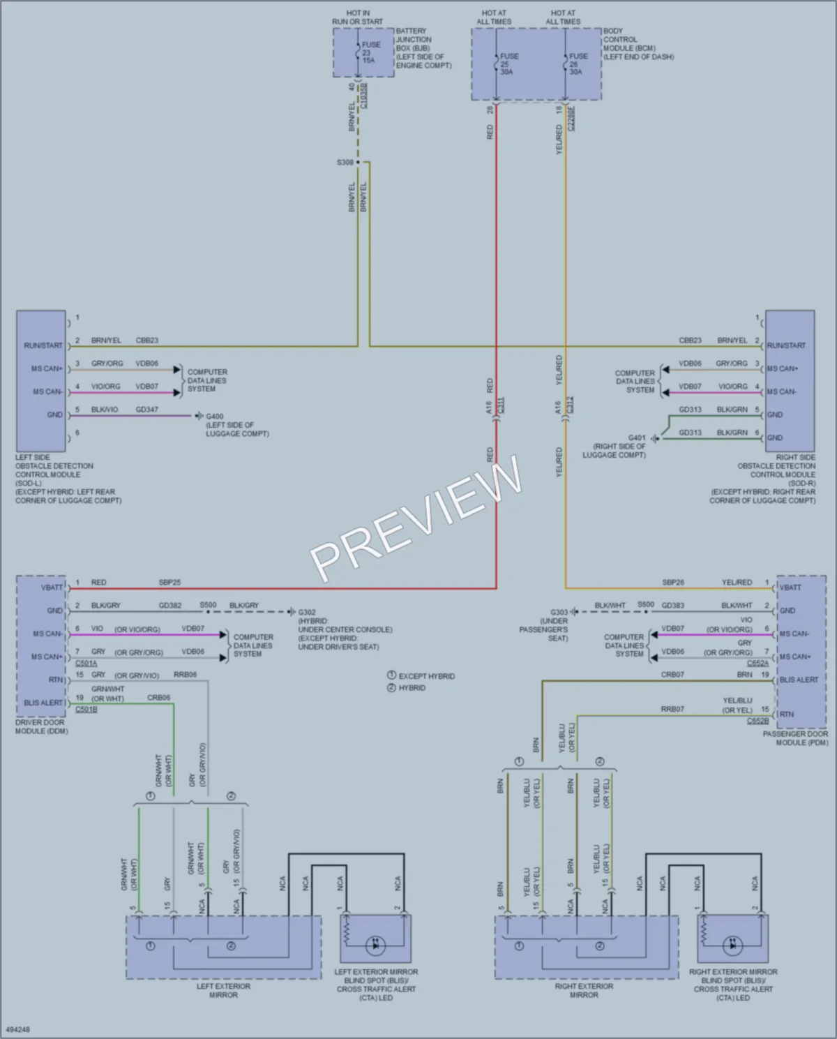 2016 Ford FusionHybrid Navigation wiring diagram preview