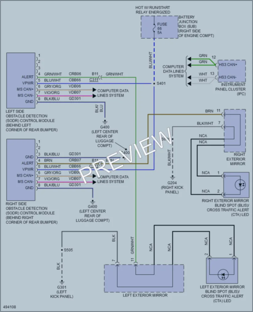 2016 Ford Mustang Navigation wiring diagram preview