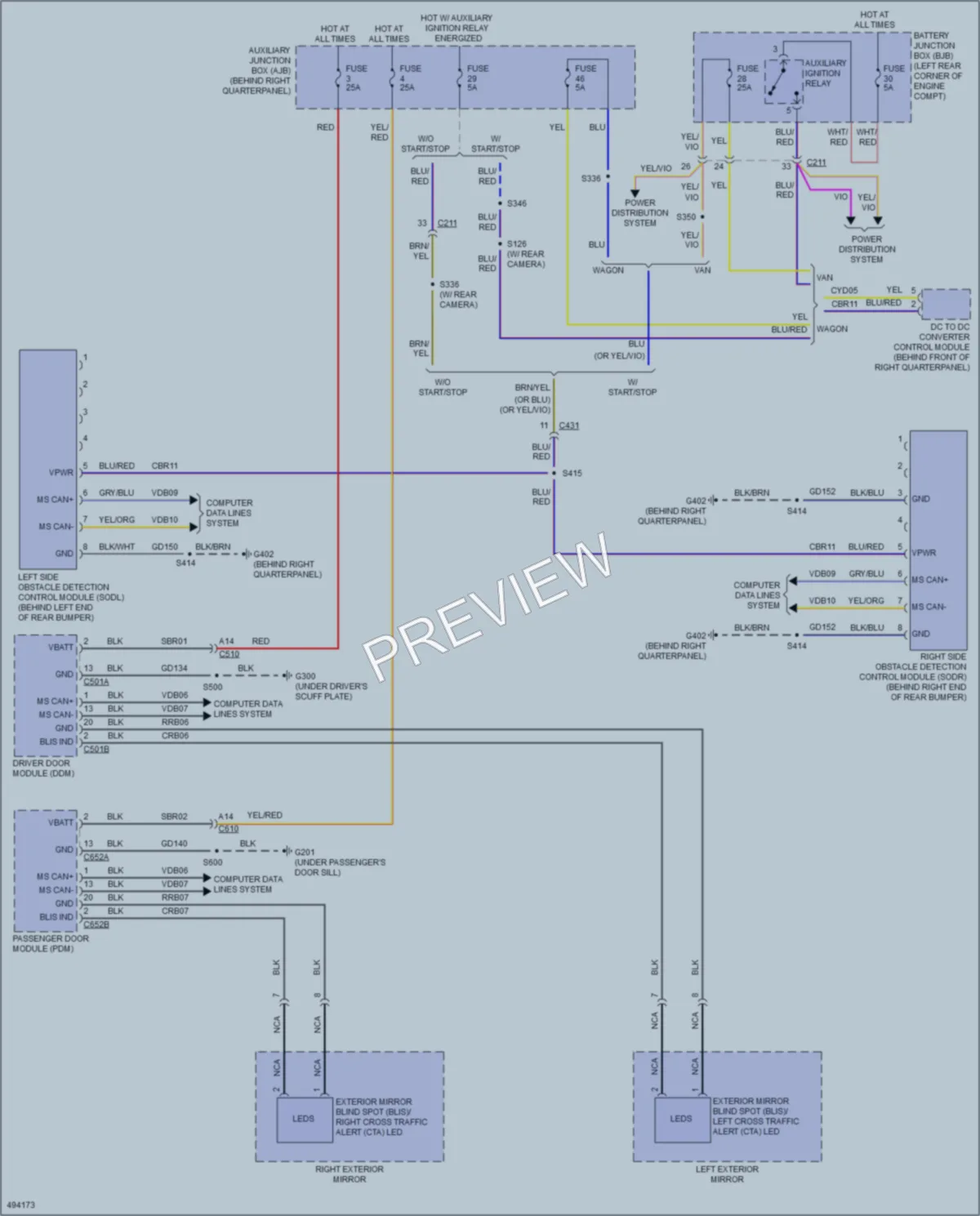 2016 Ford TransitConnect Navigation wiring diagram preview