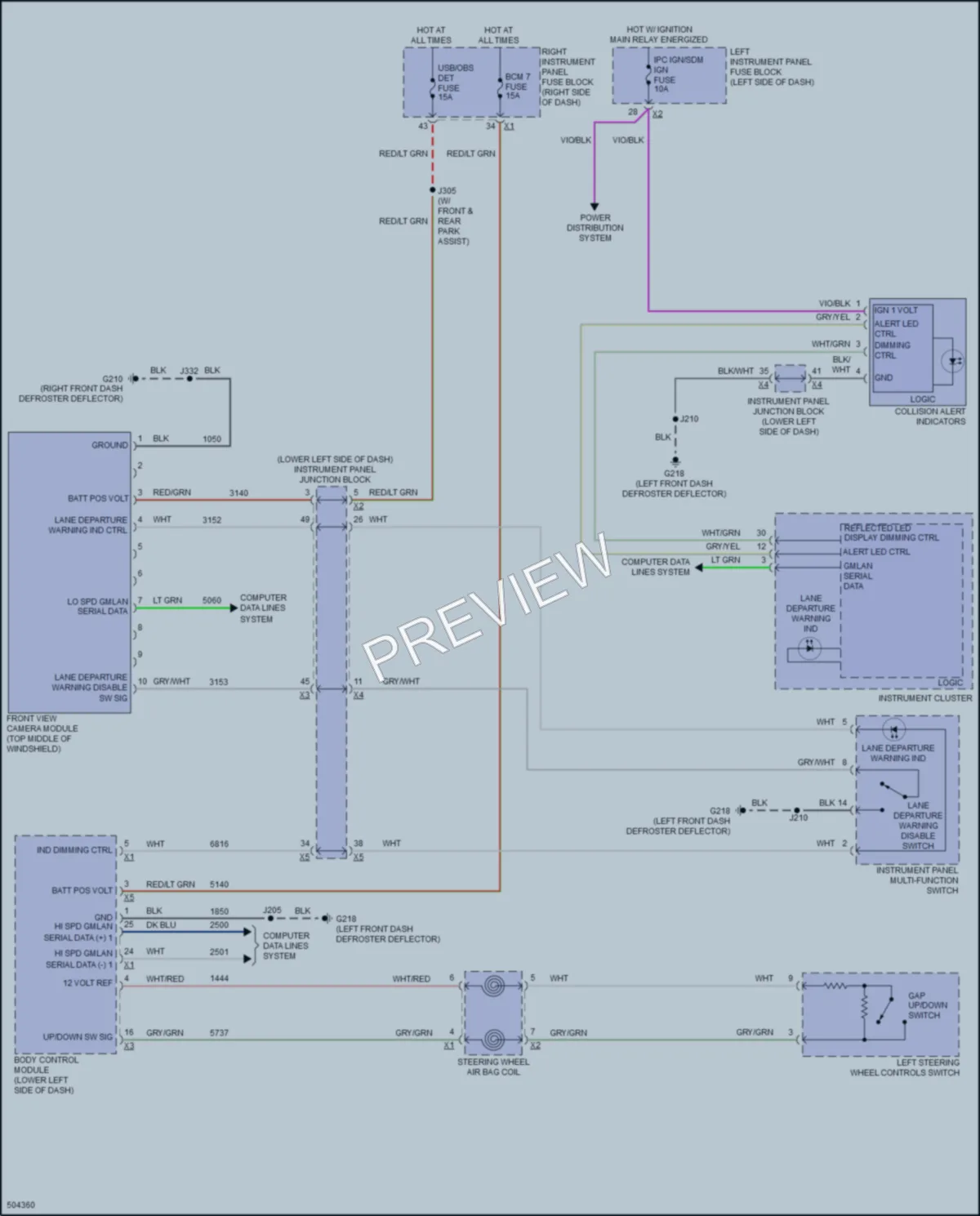 2016 GMC 3500HDSierra Navigation wiring diagram preview