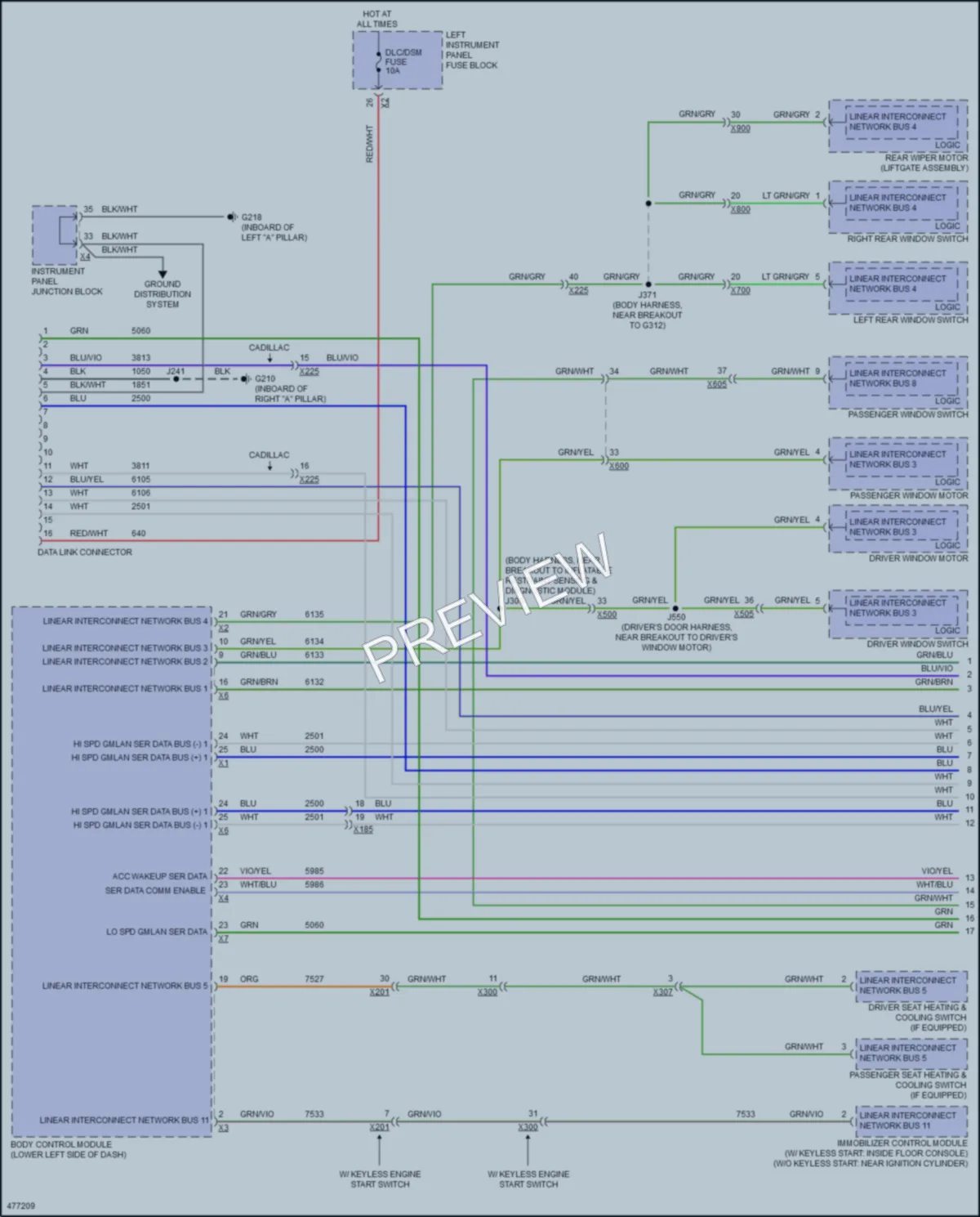 2016 GMC Yukon Computer Data Lines wiring diagram preview