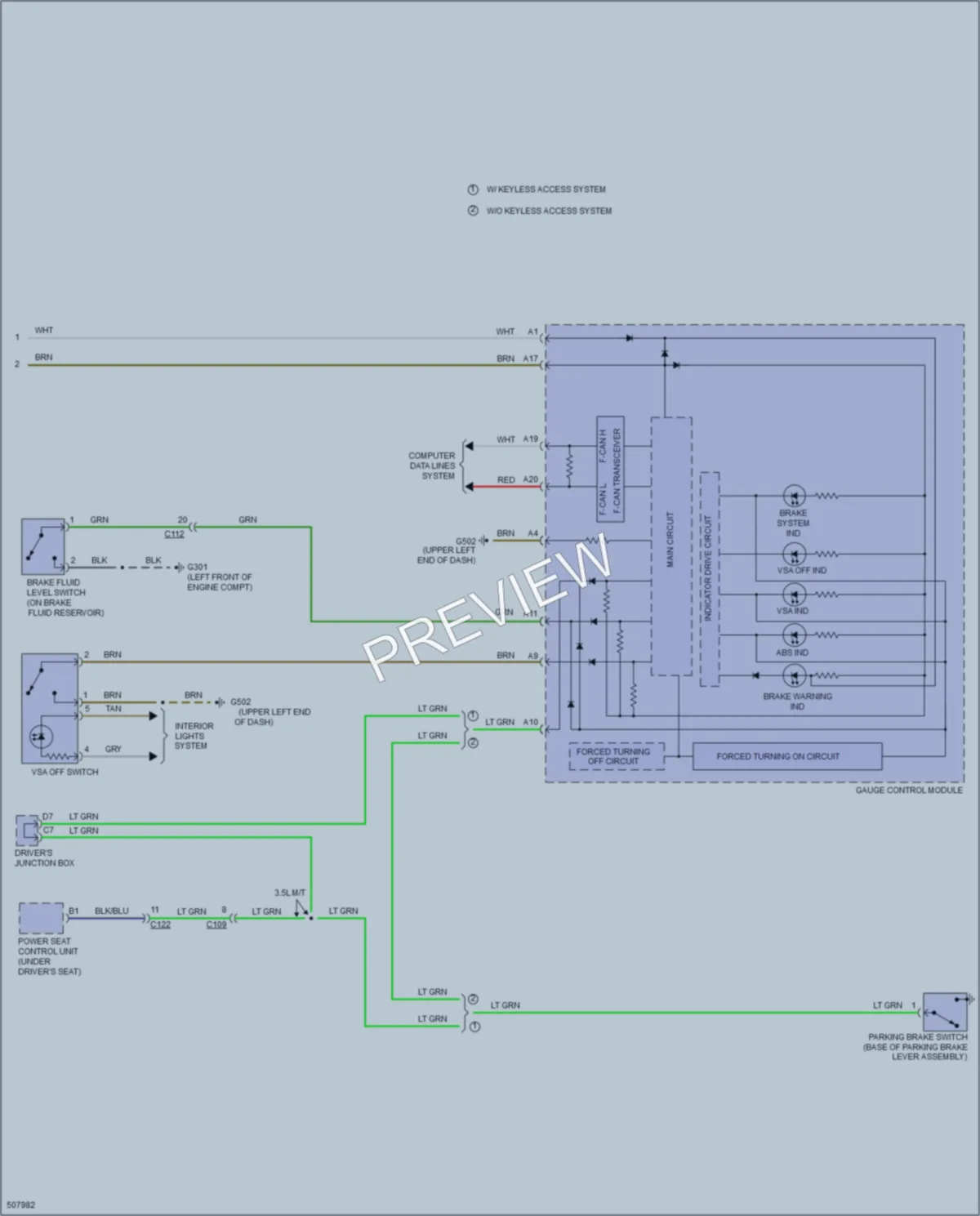 2016 Honda Accord Anti Lock Brakes wiring diagram preview